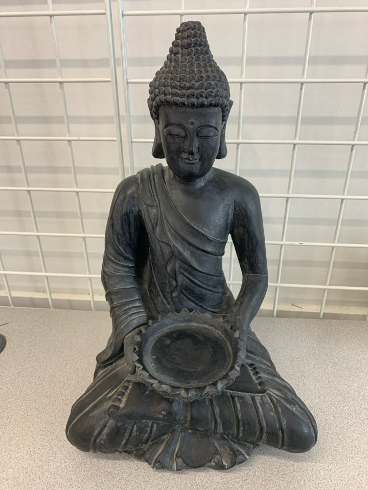BUDDHA CANDLE HOLDER STATUE.