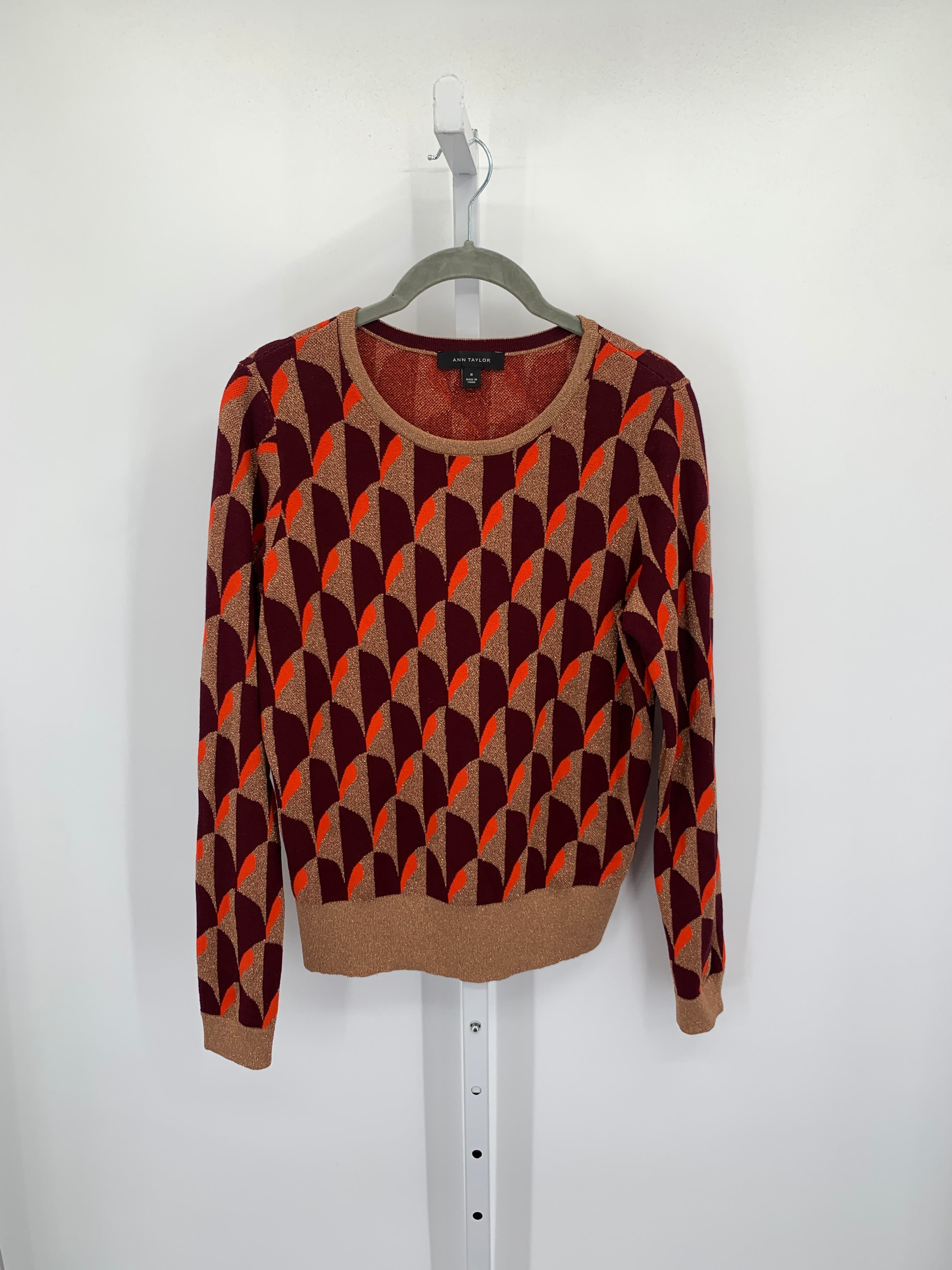 Ann Taylor Size Medium Misses Long Slv Sweater