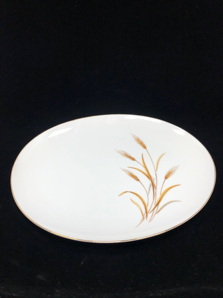 STYLE HOUSE WHEAT DESIGN PLATTER.