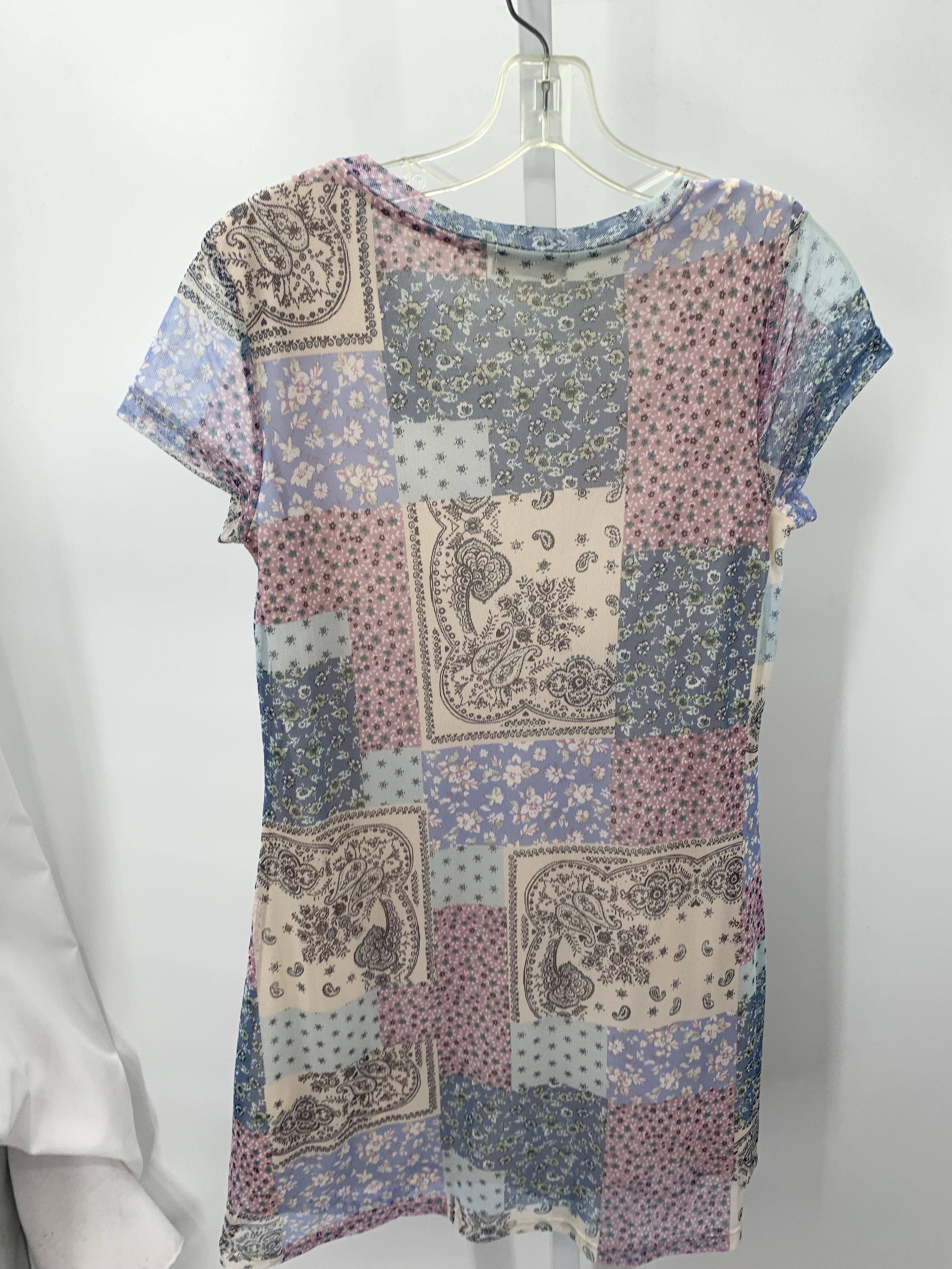 Size Large Juniors Short Sleeve Dress