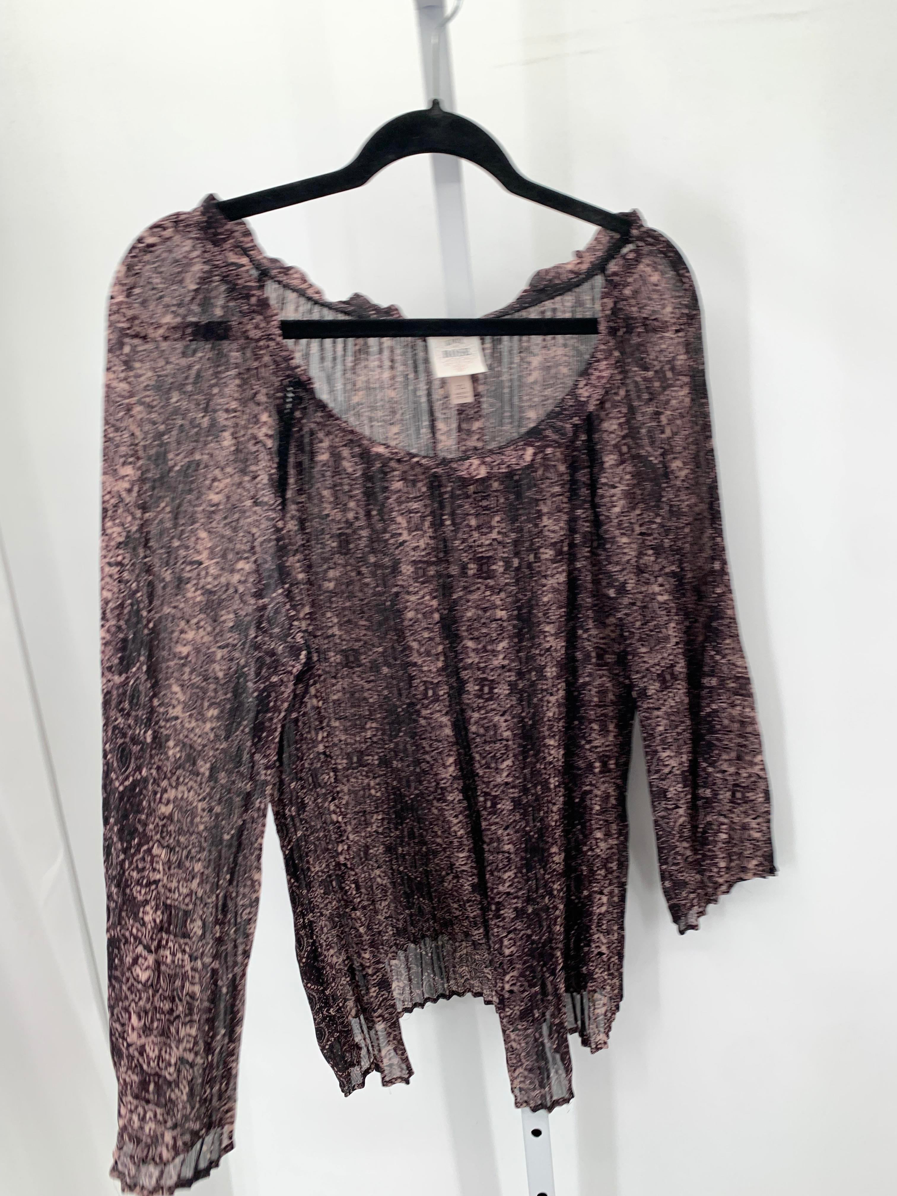 Knox Rose Size Extra Large Misses Long Sleeve Shirt