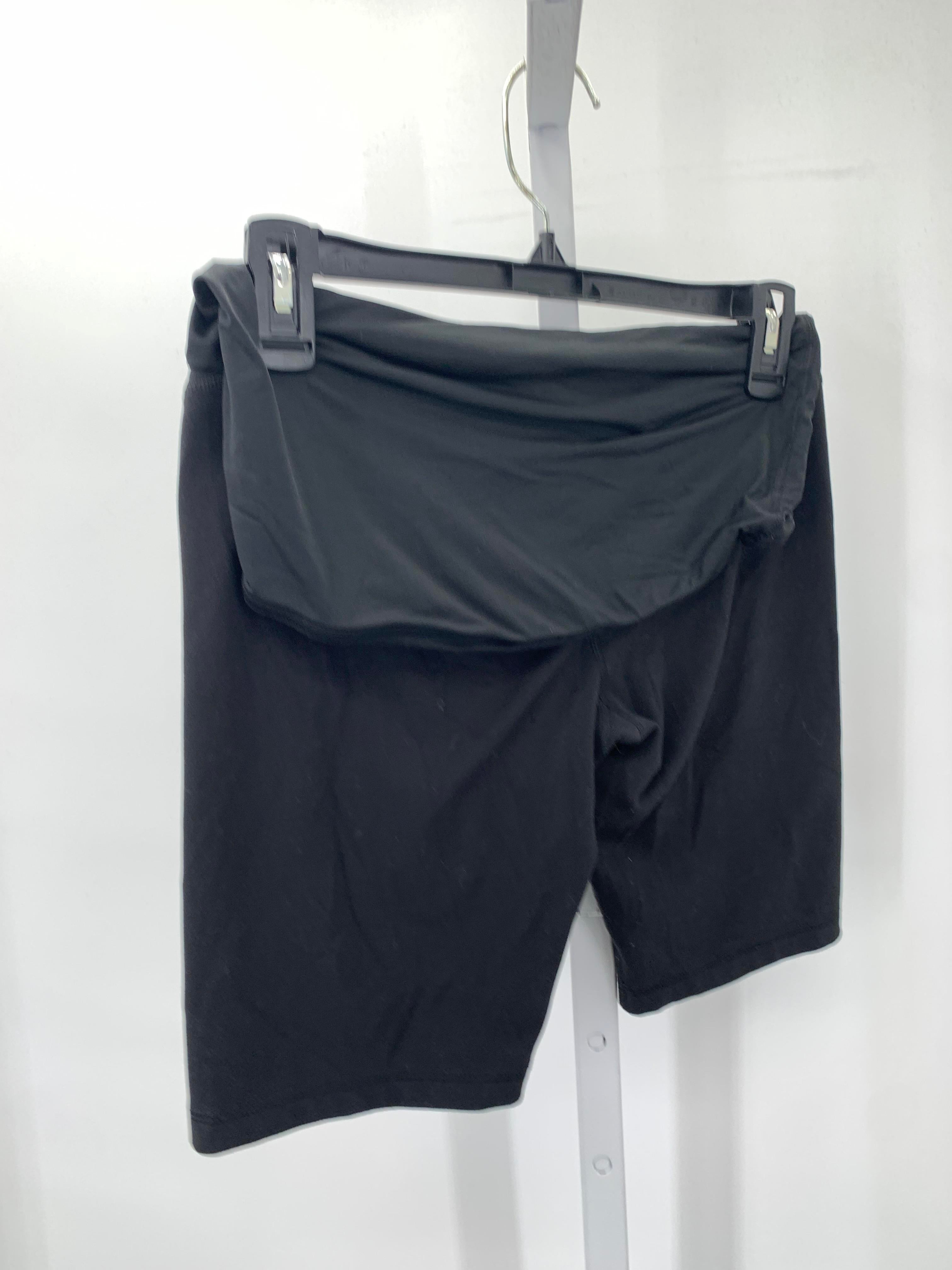 Isabel Black Size Small Maternity Shorts