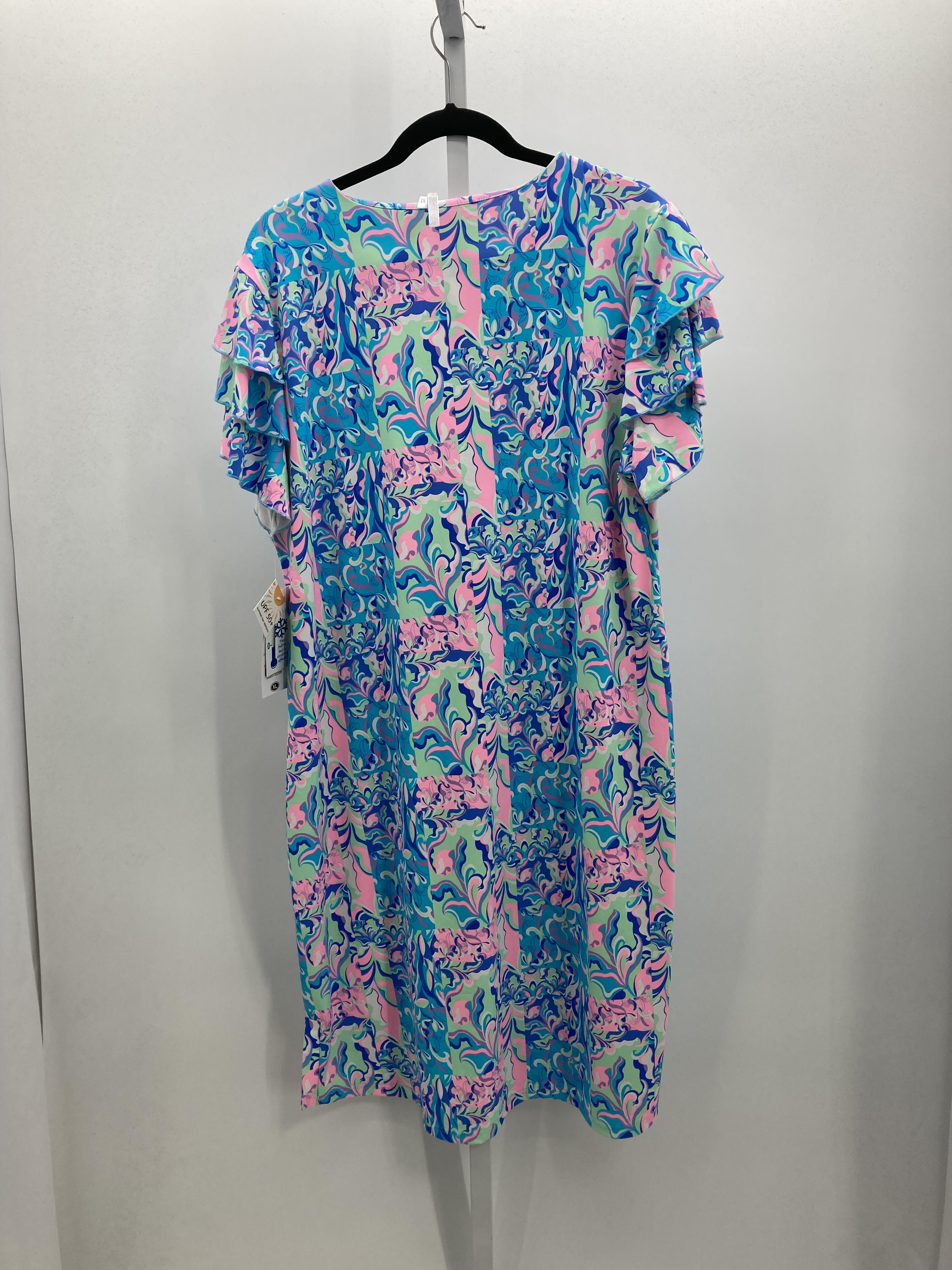 Lulu-B Size Extra Large Misses Short Sleeve Dress