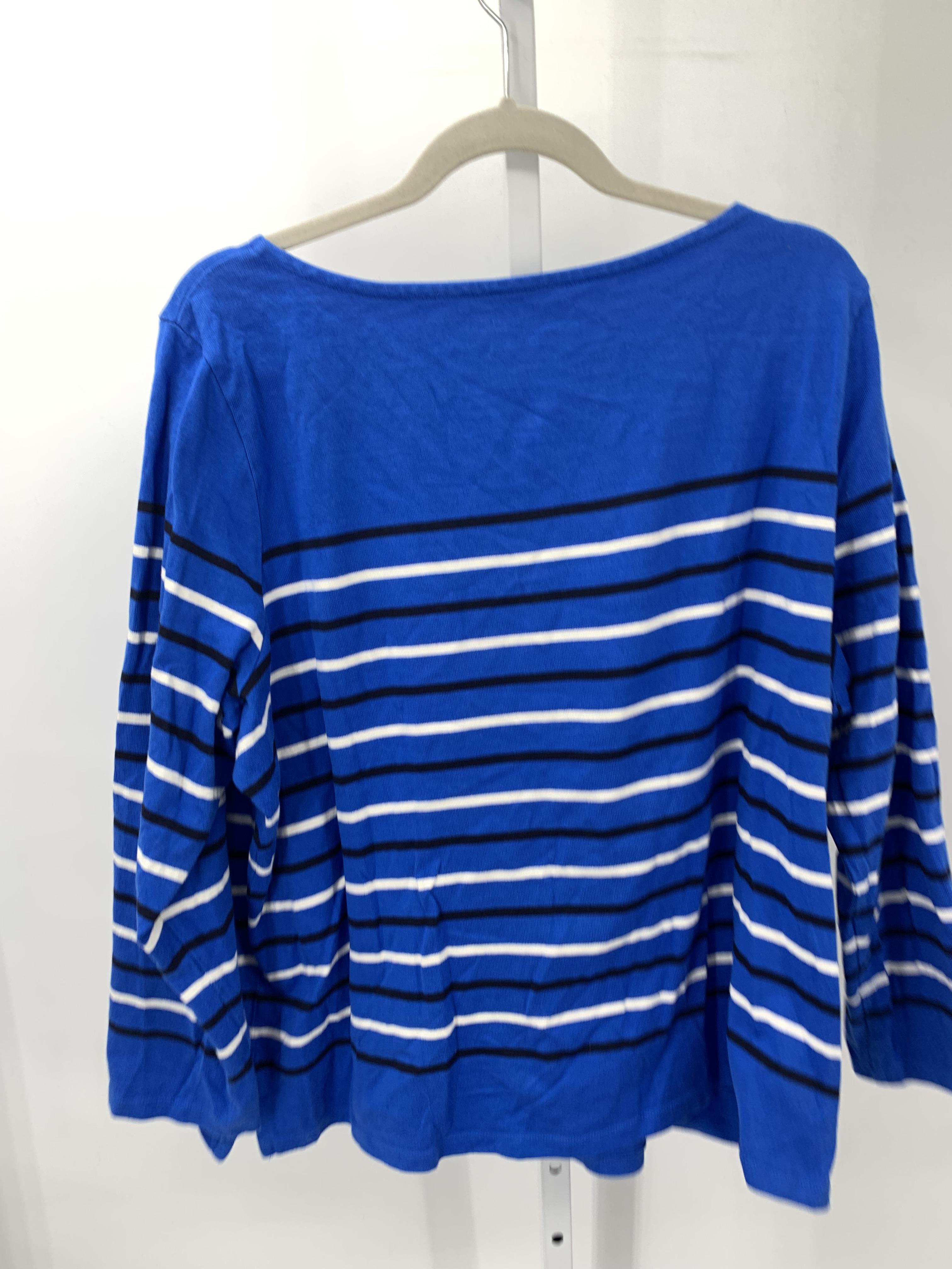 Talbots Size 2X Womens Long Sleeve Shirt