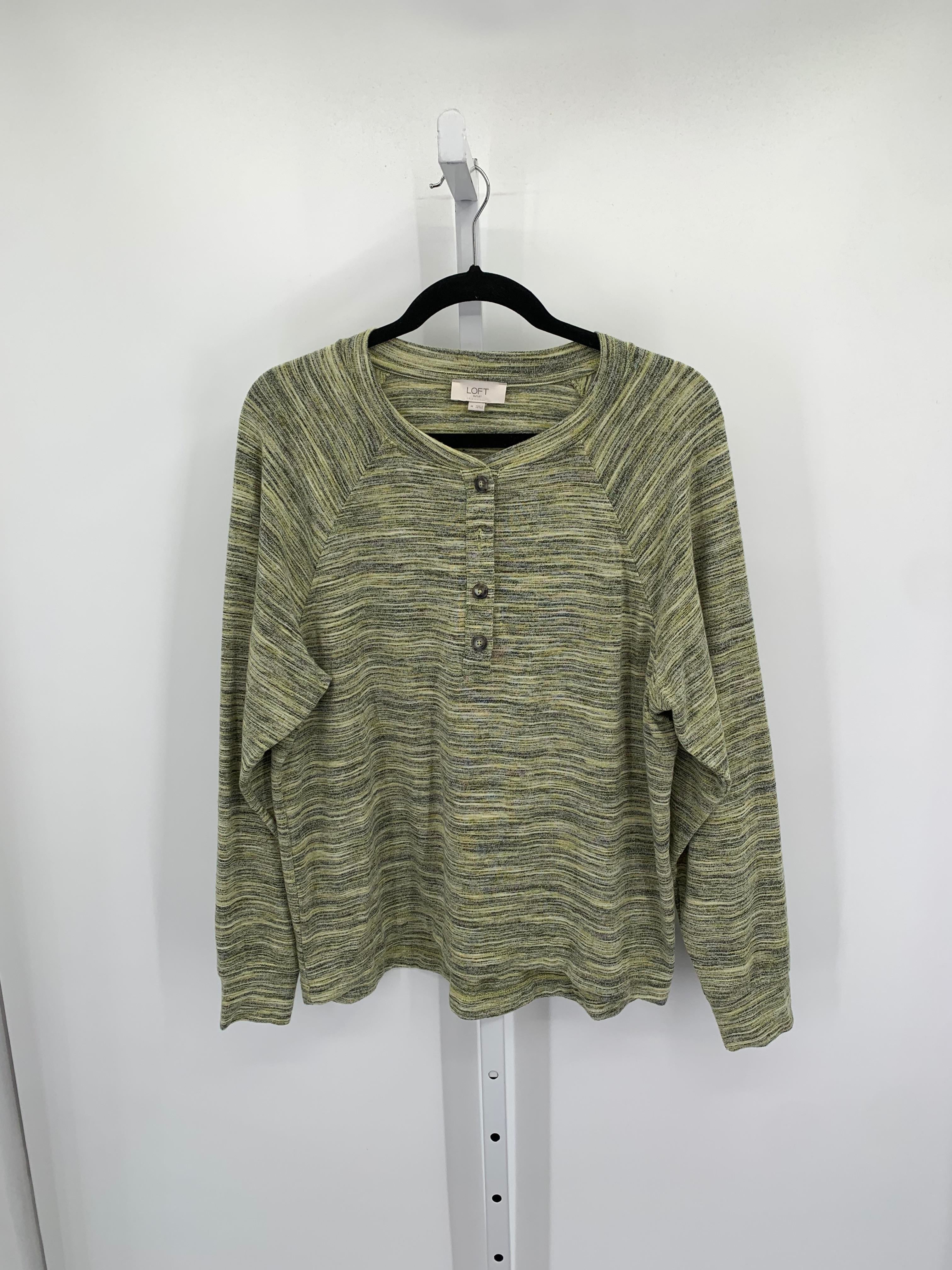 Loft Size Medium Misses Long Slv Sweater