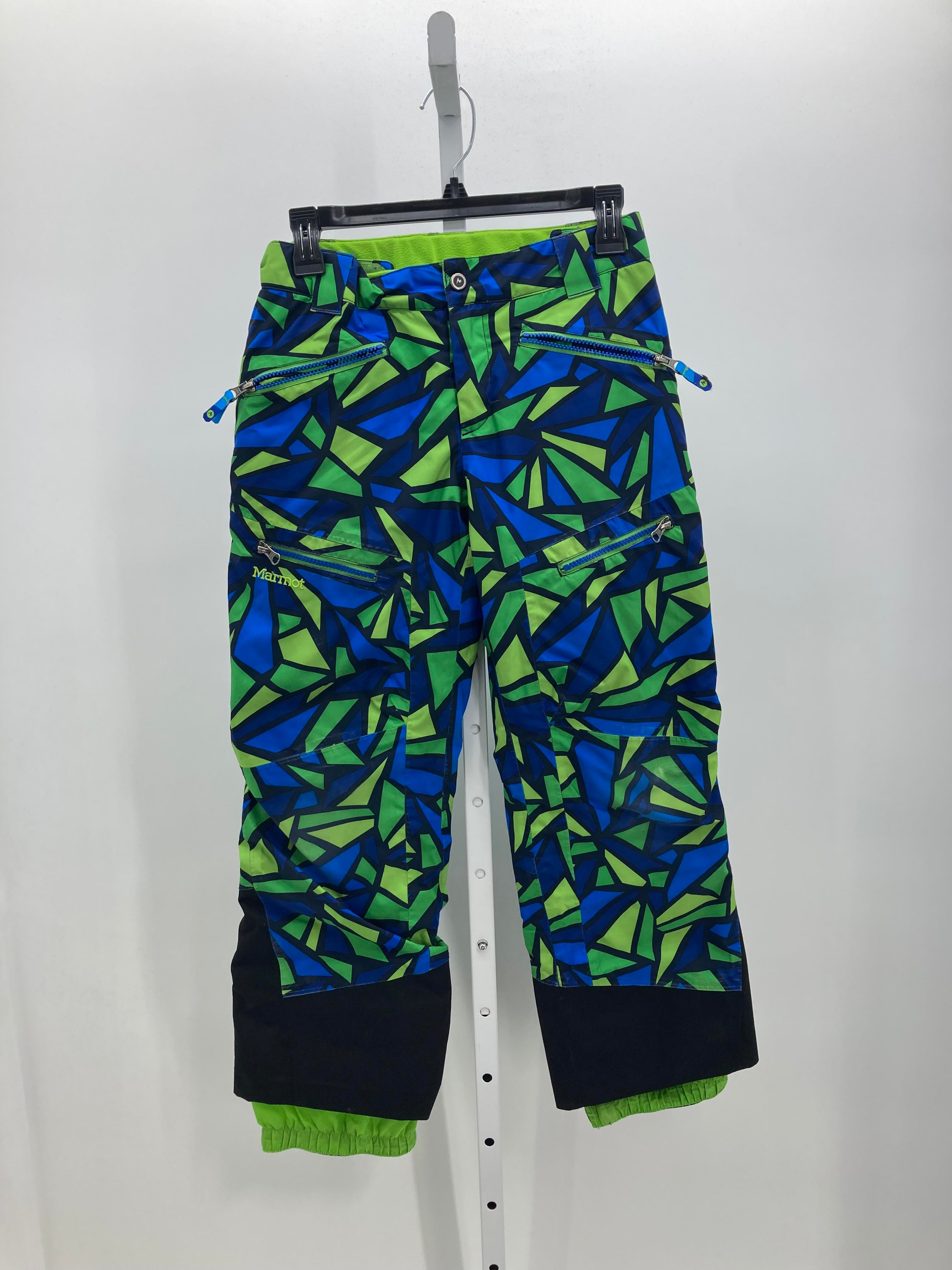 GREEN PATTERN FLEECE LINED