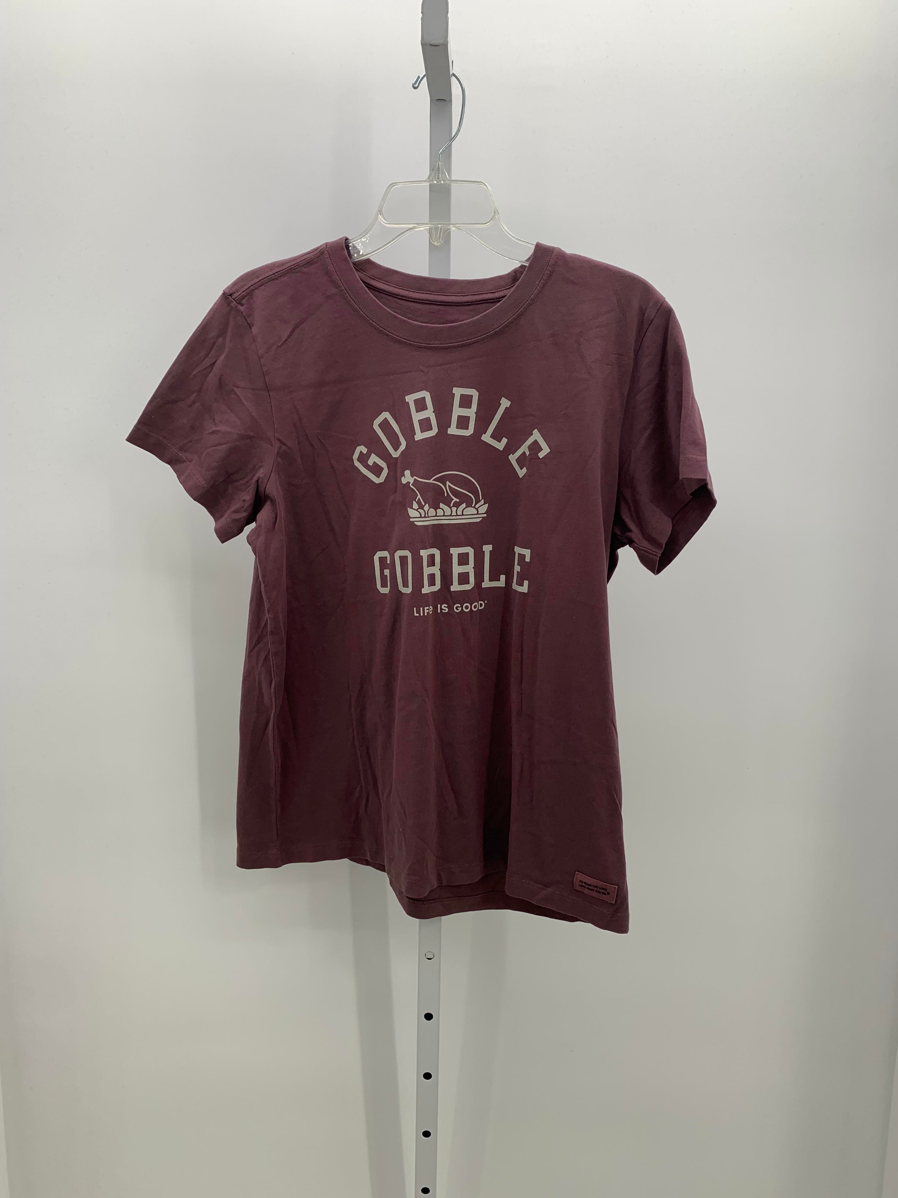 NEW SHORT SLV SHIRT GOBBLE GOBBLE