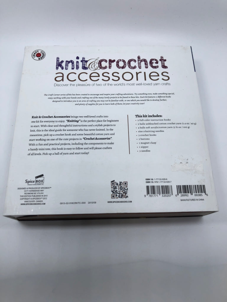 NIB KNIT & CROCHET ACCESSORIES KIT.