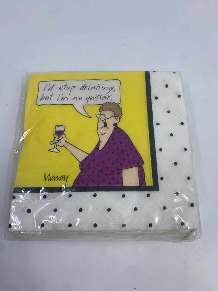 NIP BEVERAGE NAPKINS.