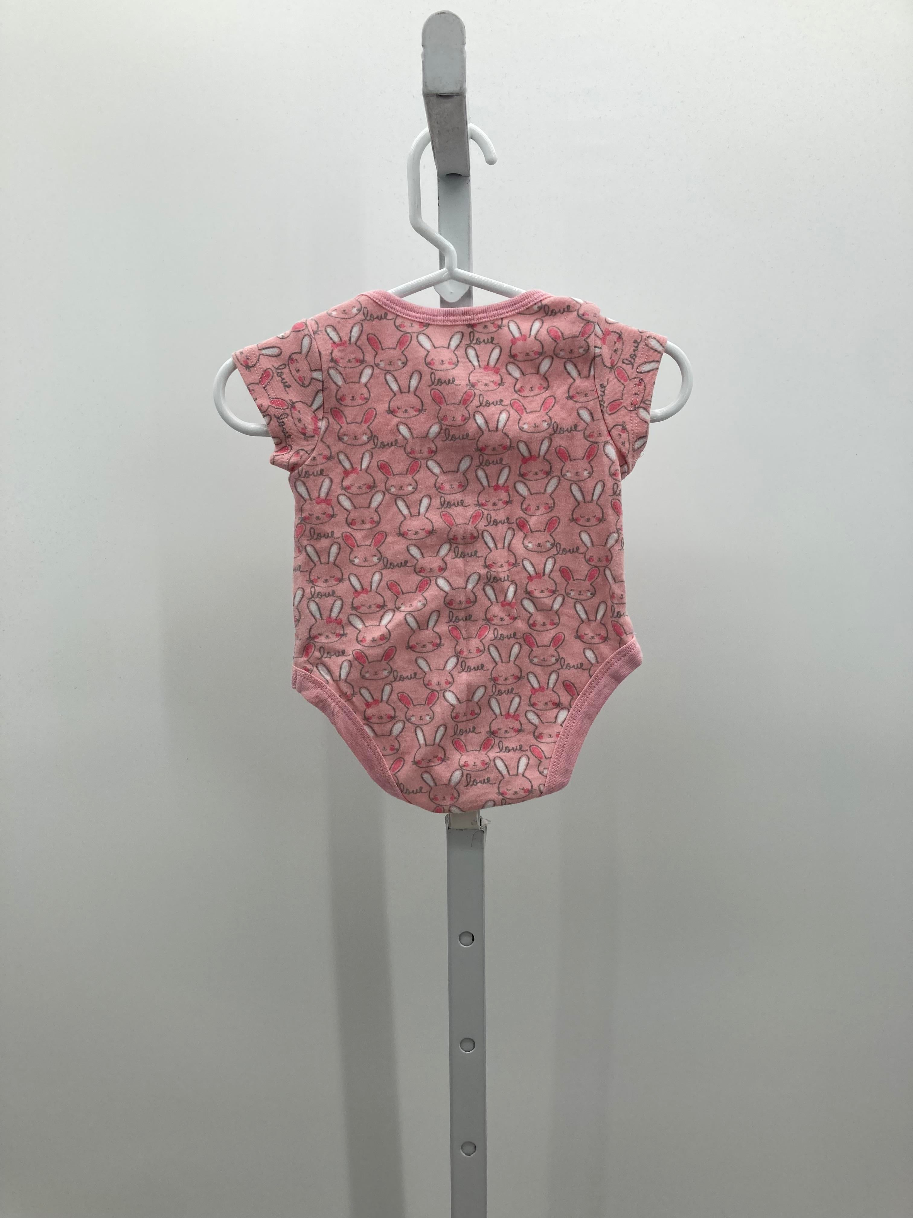 Baby Essentials Size 3-6 Months Girls Short Sleeve Shirt
