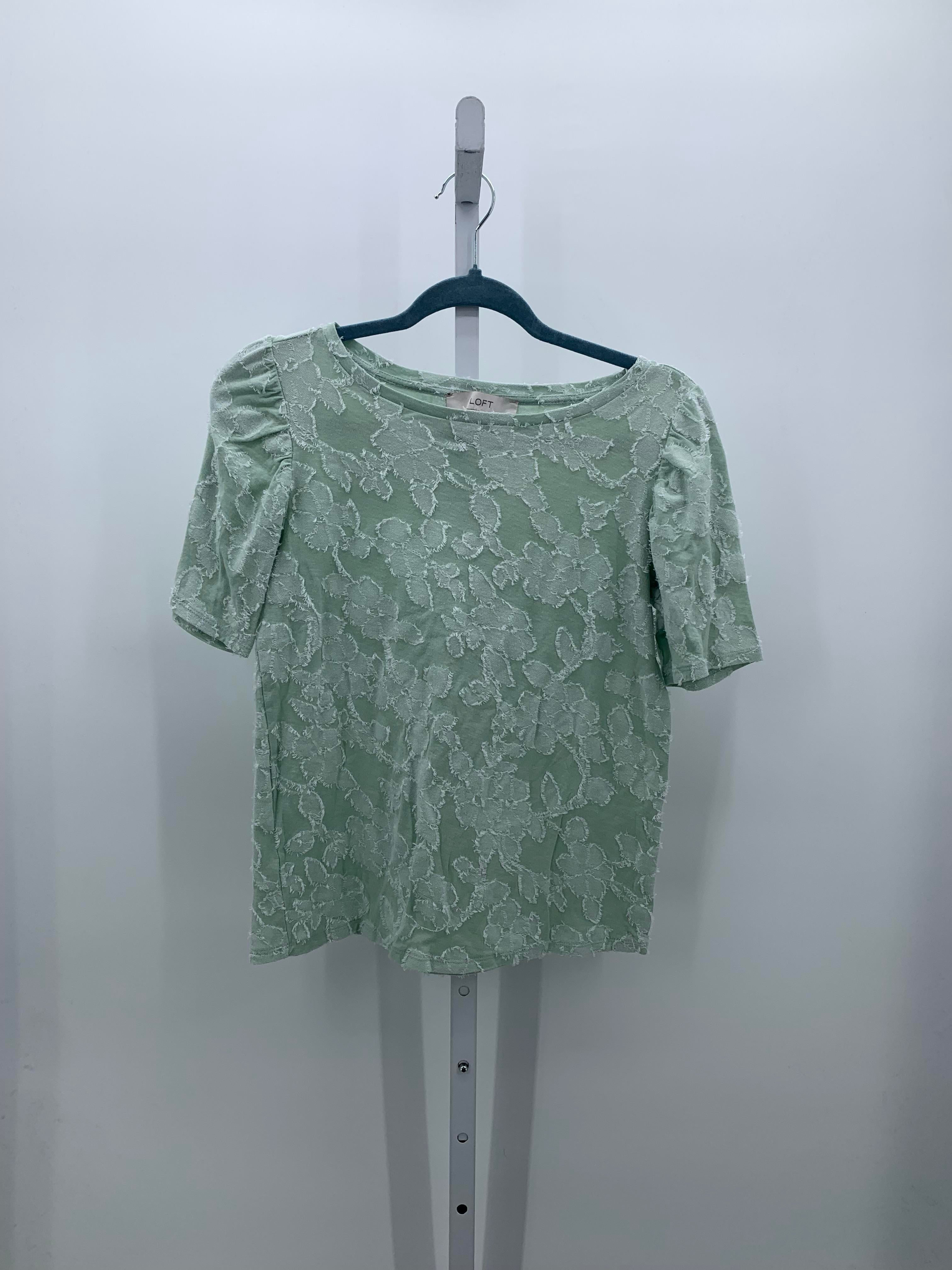 Loft Size Small Misses Short Sleeve Shirt
