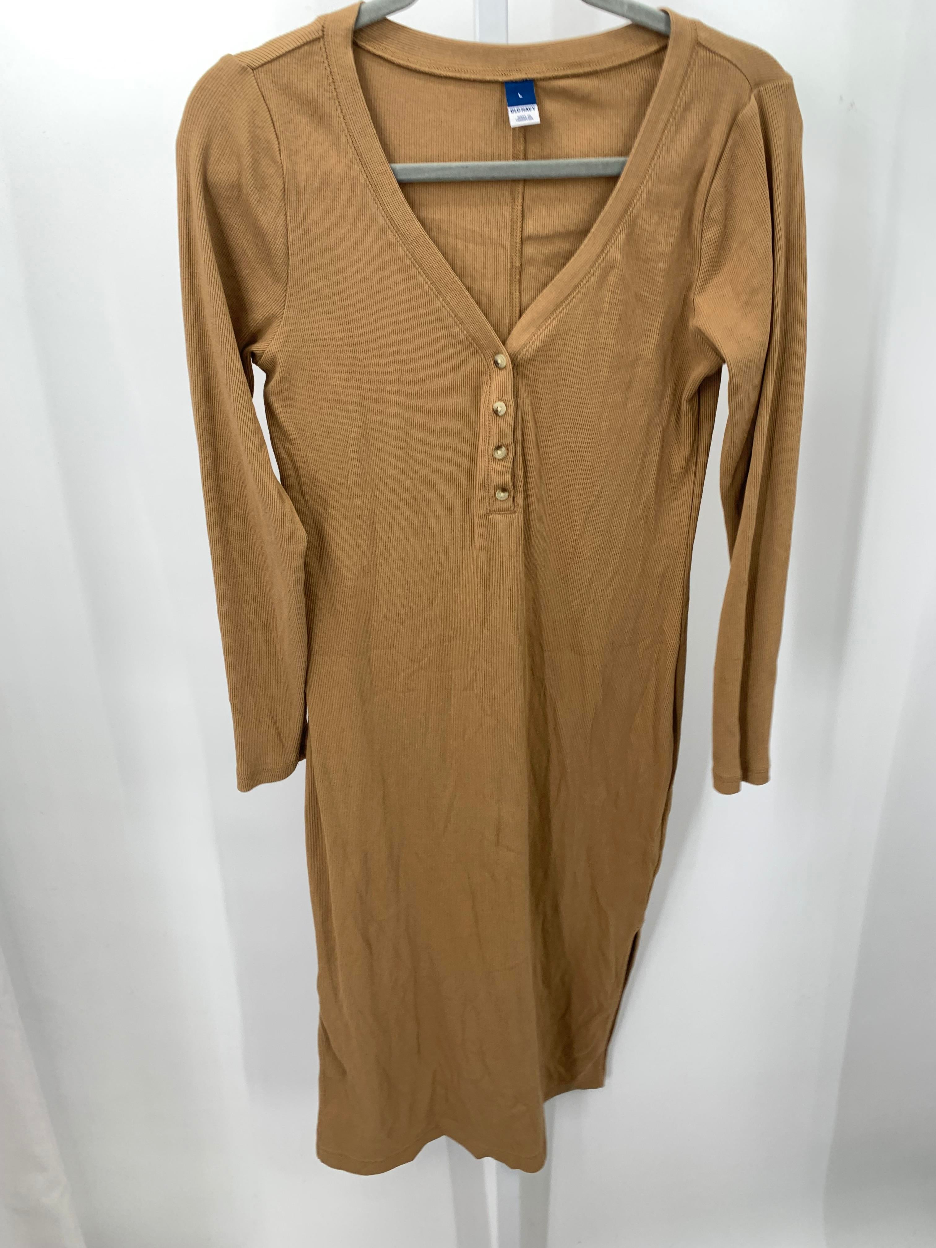 Old Navy Size Large Misses Long Sleeve Dress