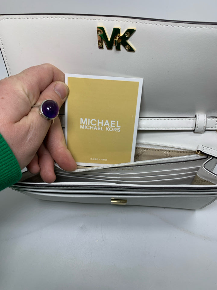 Michael Kors Mott Leather Clutch