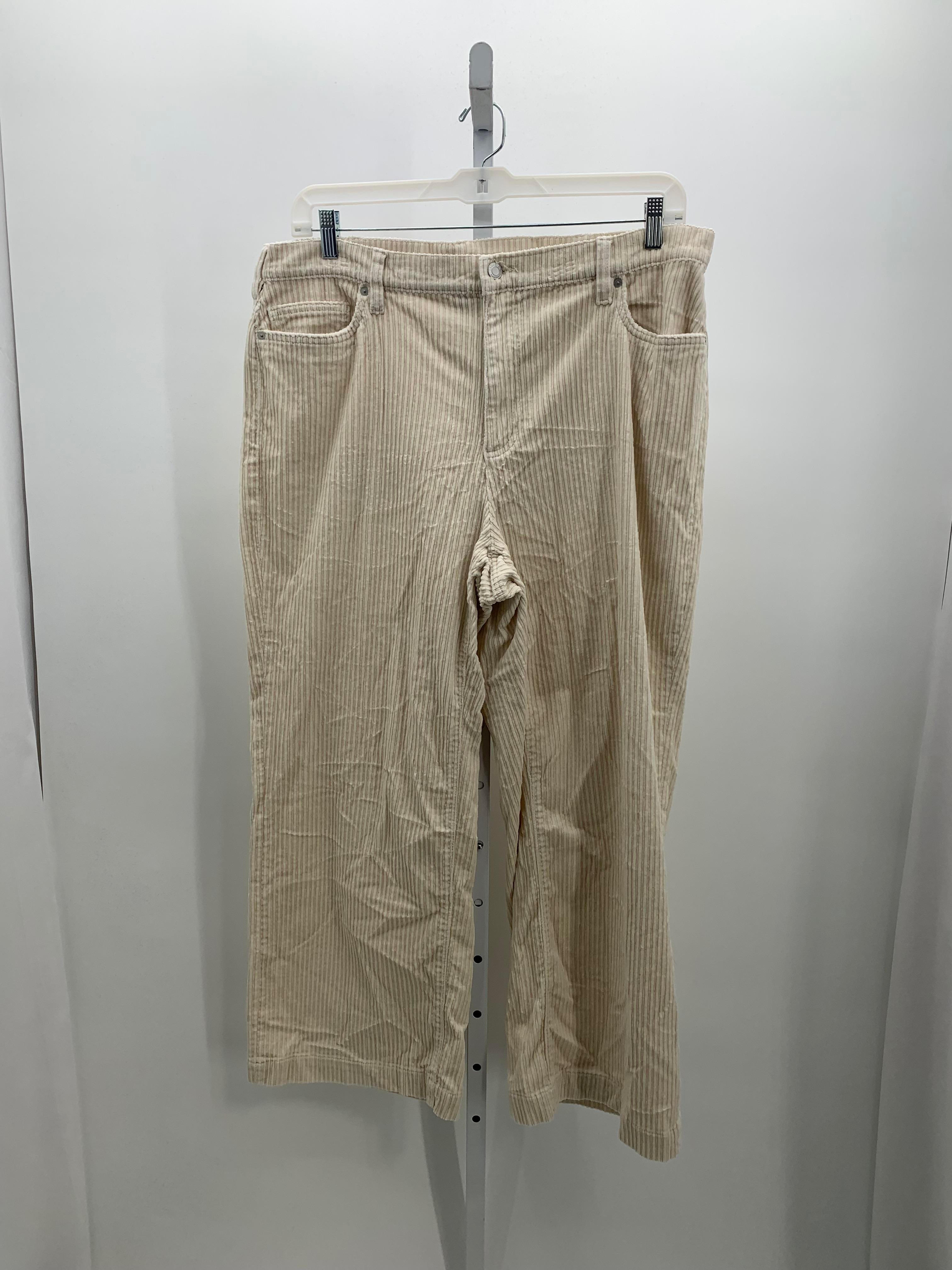Lands End Size 18 W Womens Corduroy Pants