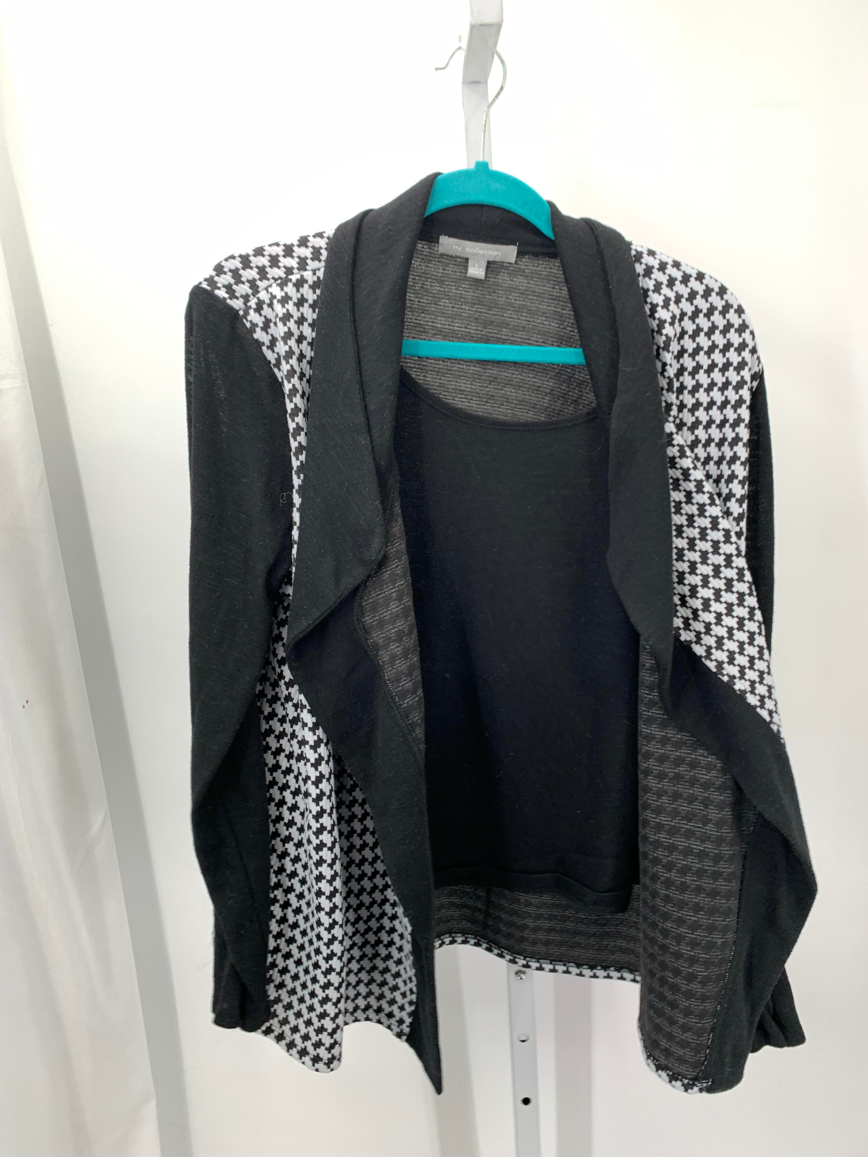 NY Collection Size Large Misses Long Slv Sweater