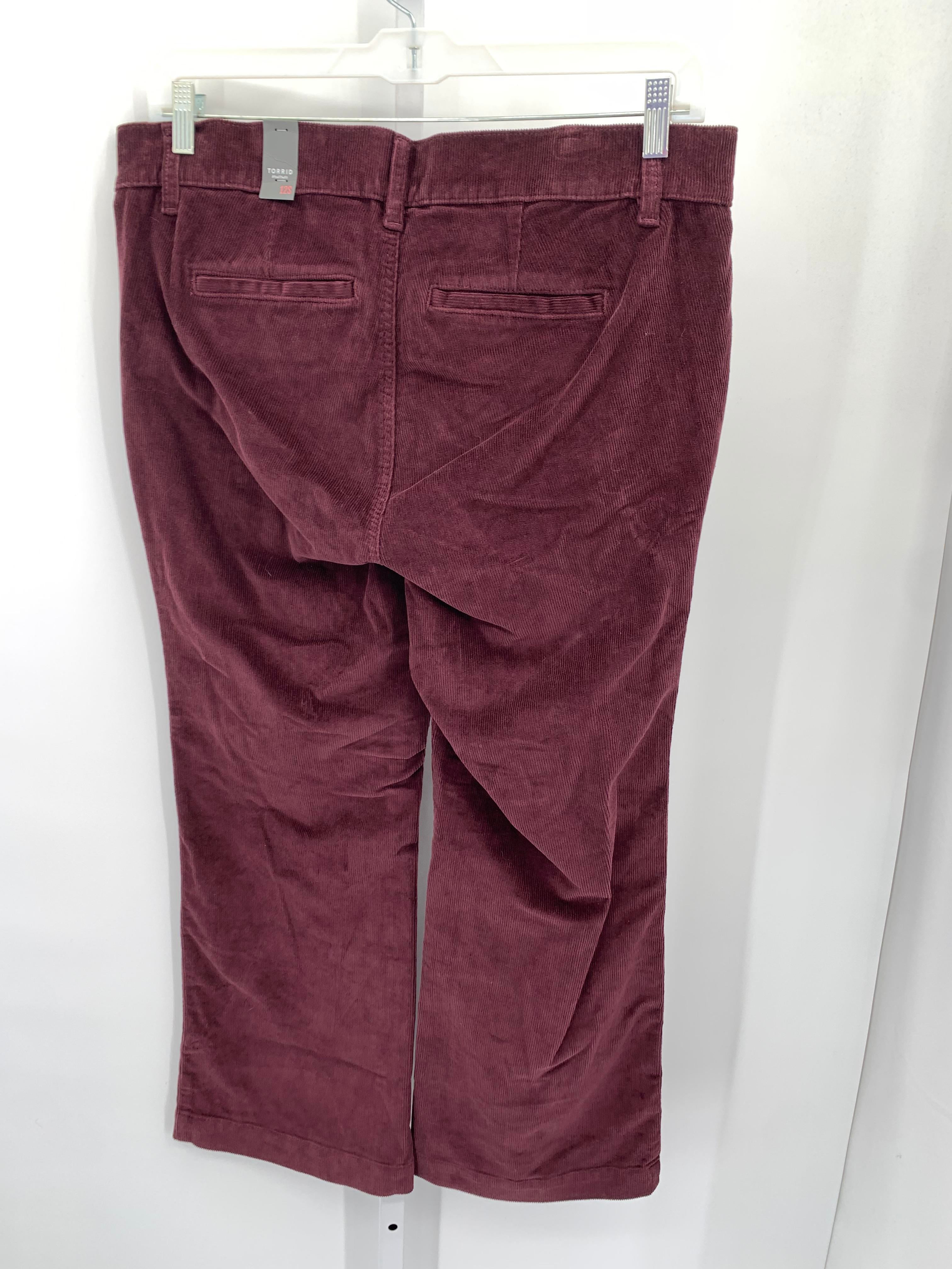 Torrid Size 12 W Womens Corduroy Pants