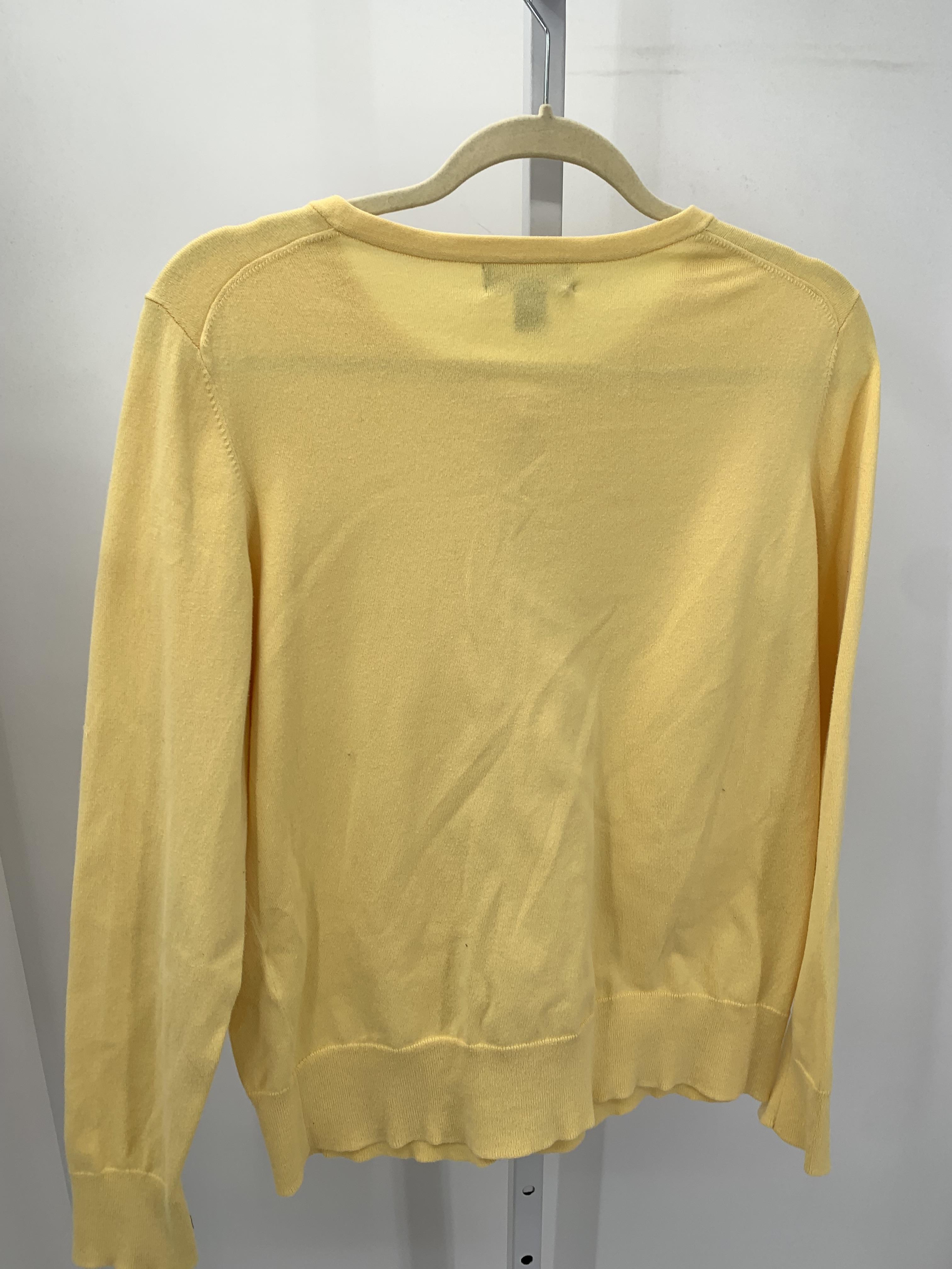 Lands End Size M Misses Long Slv Sweater