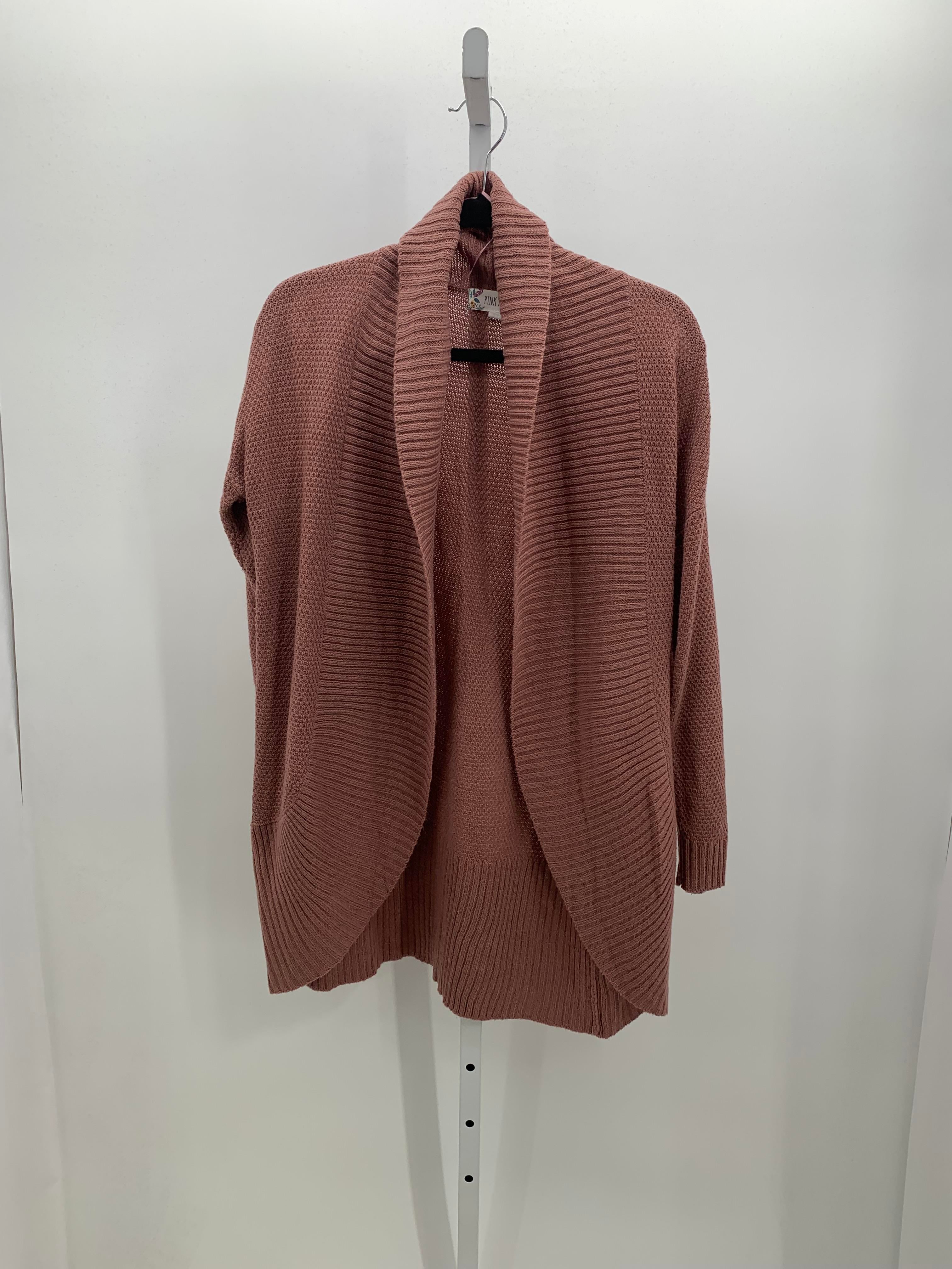 Pink Rose Size Medium Juniors Cardigan