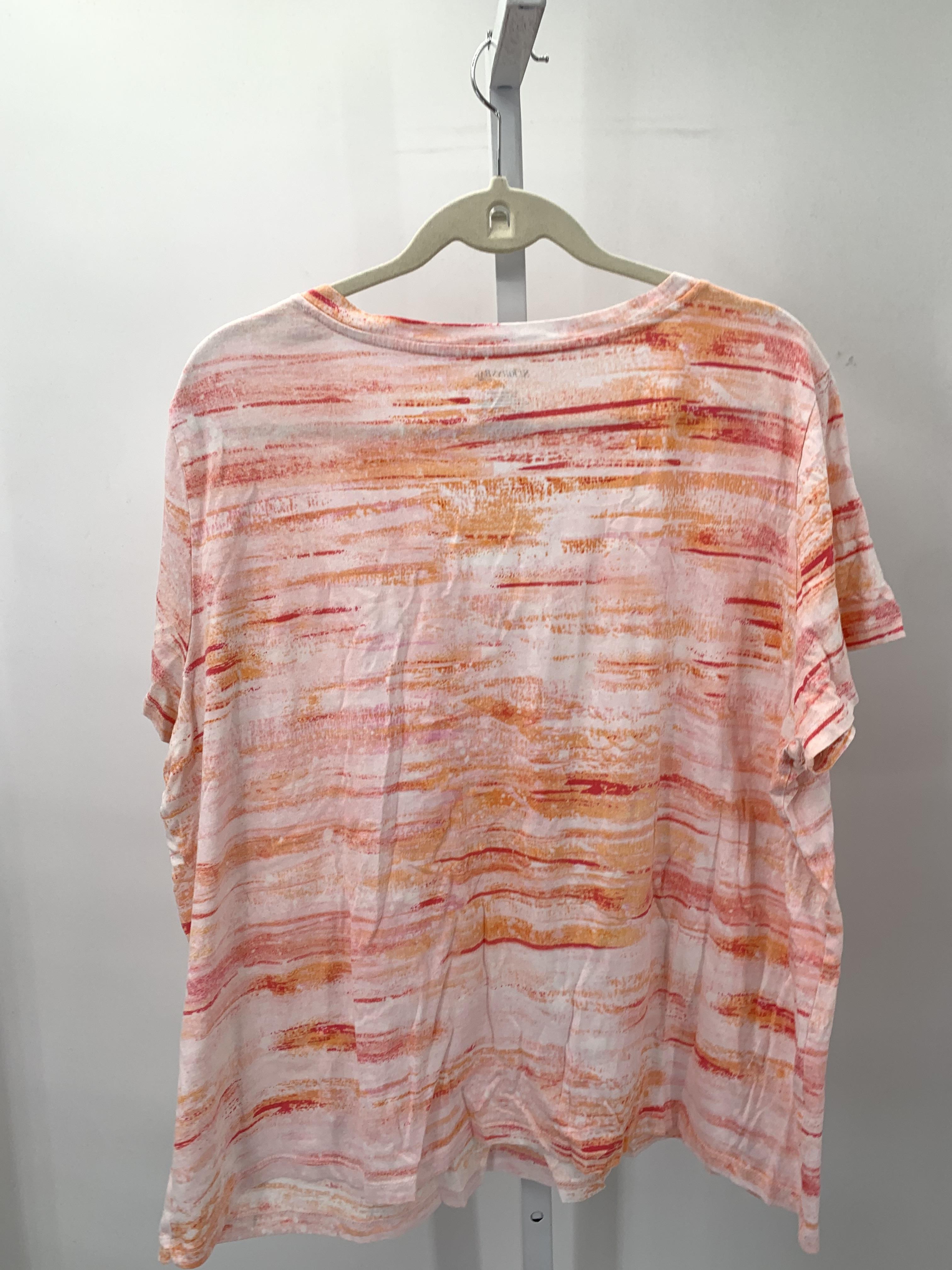 St. Johns Bay Size 3X Womens Short Sleeve Shirt