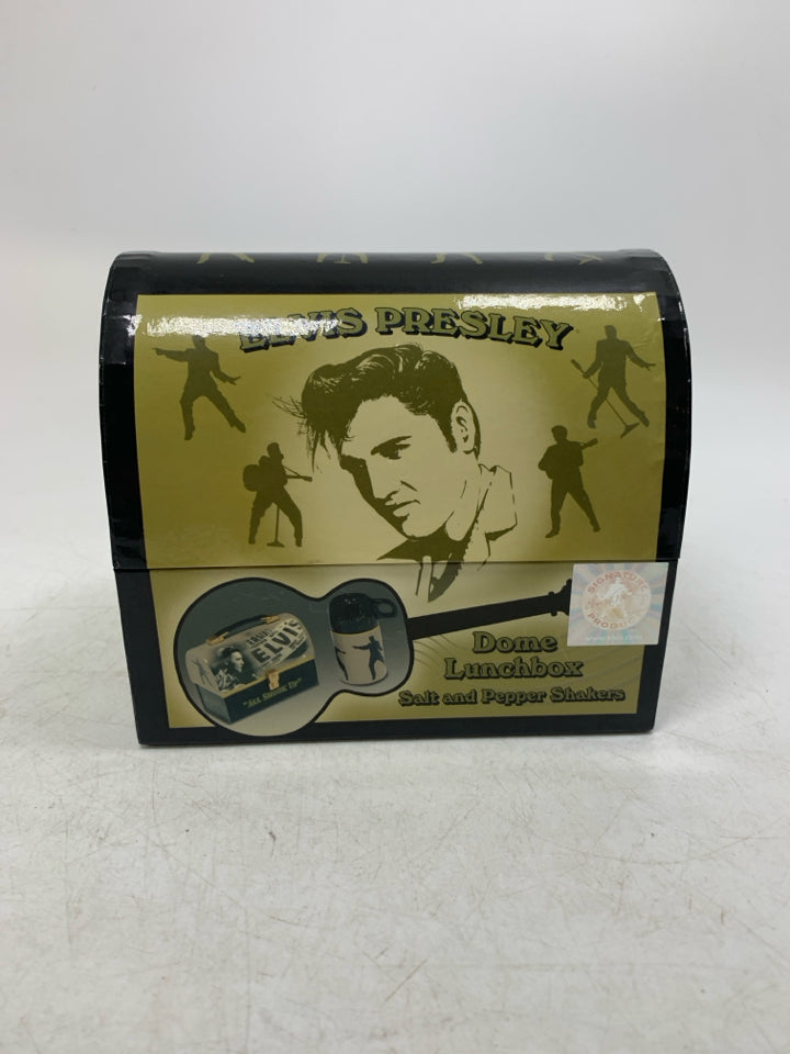 VTG ELVIS "ALL SHOOK UP" LUNCH BOX & THERMOS IN BOX.