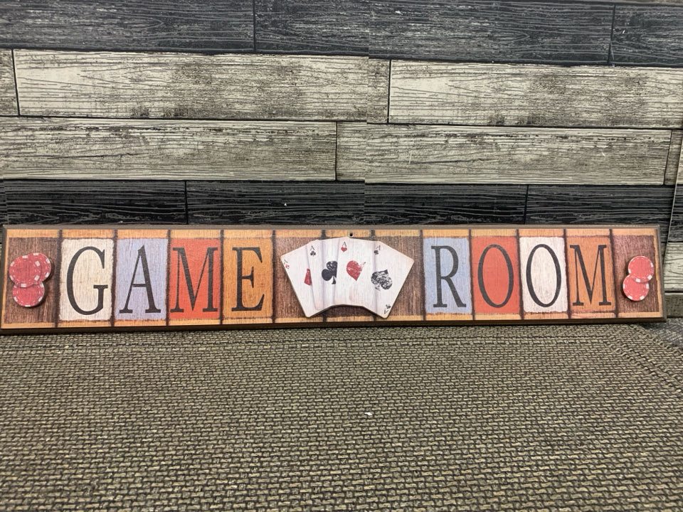 GAME ROOM WALL ART.