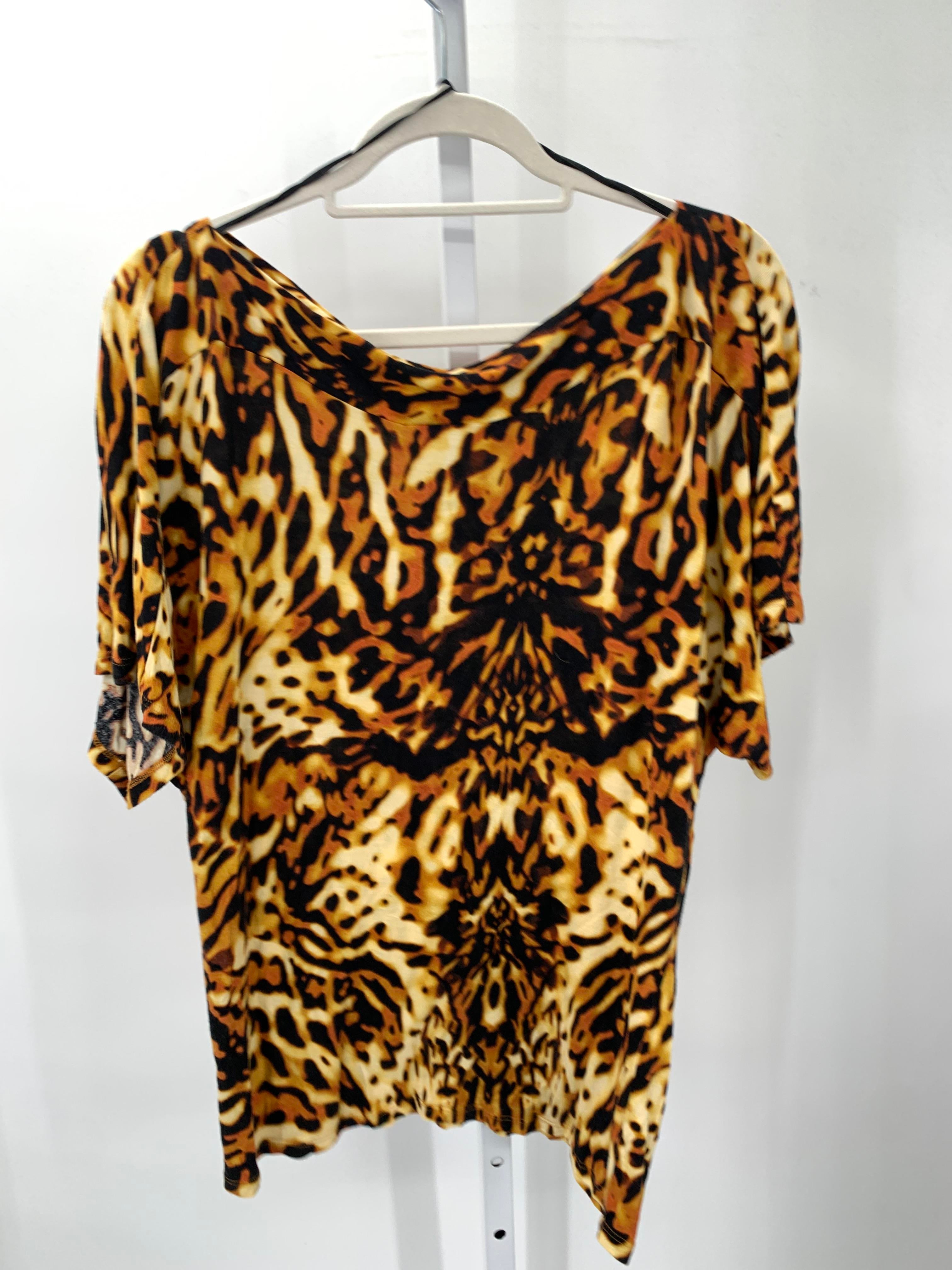 Jennifer Lopez Size Large Misses Short Sleeve Shirt