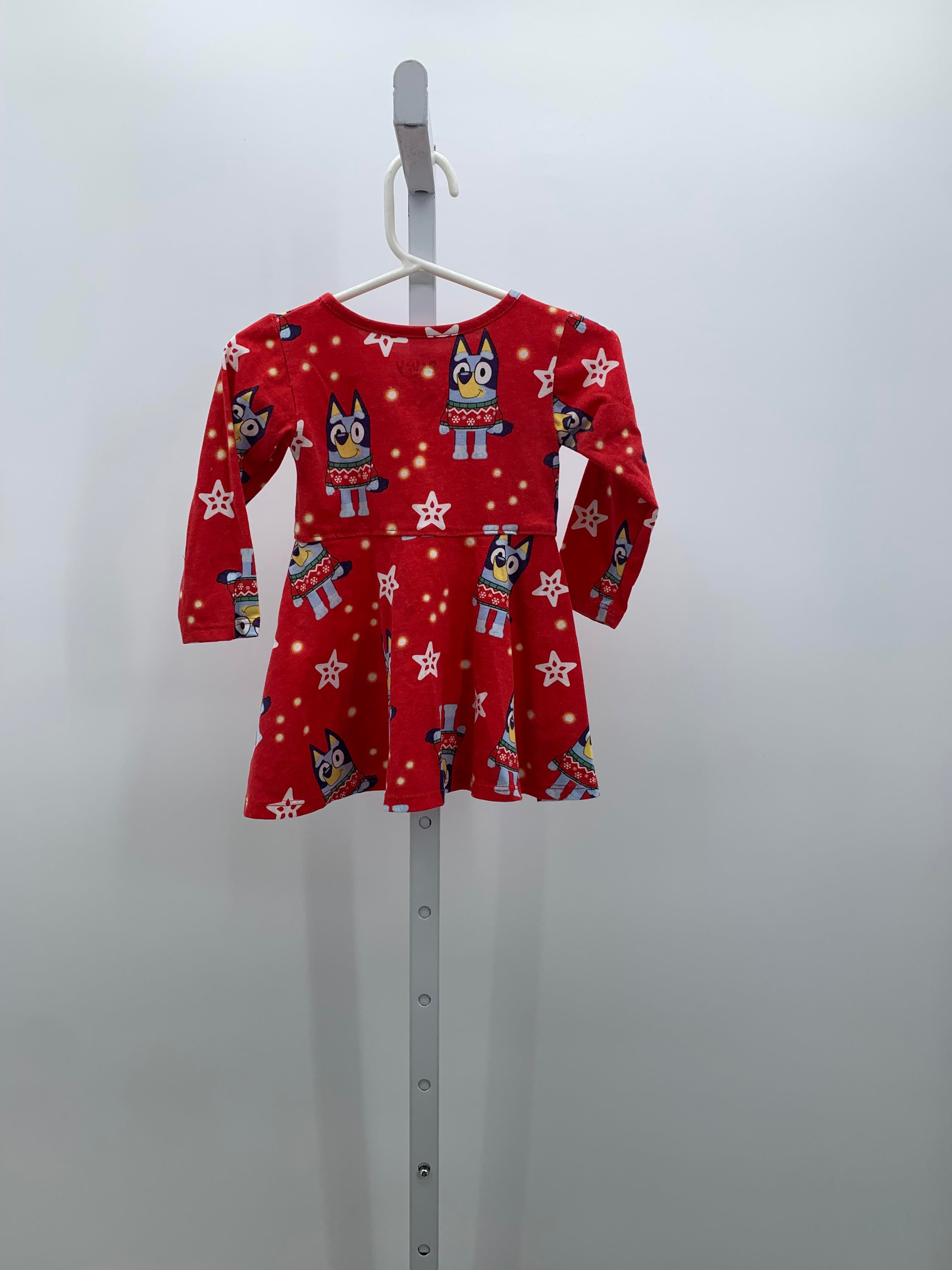 LONG SLV DRESS STARS.