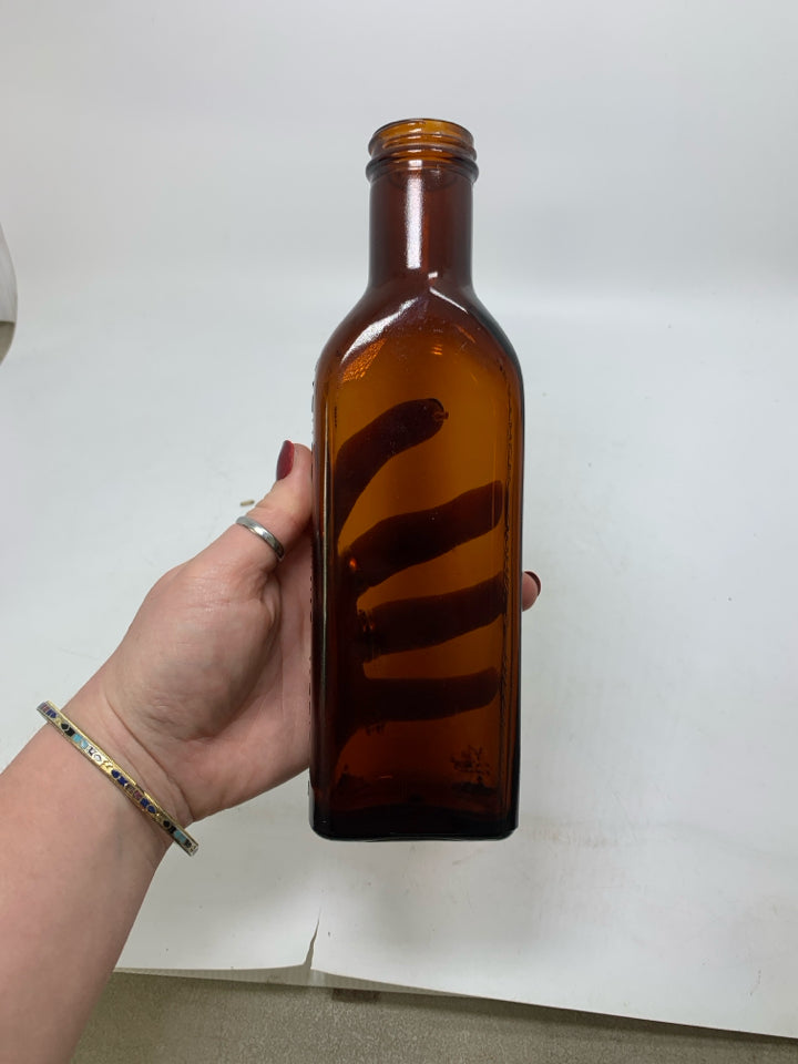 VTG FATHER JOHN'S MEDICINE EMPTY BOTTLE.