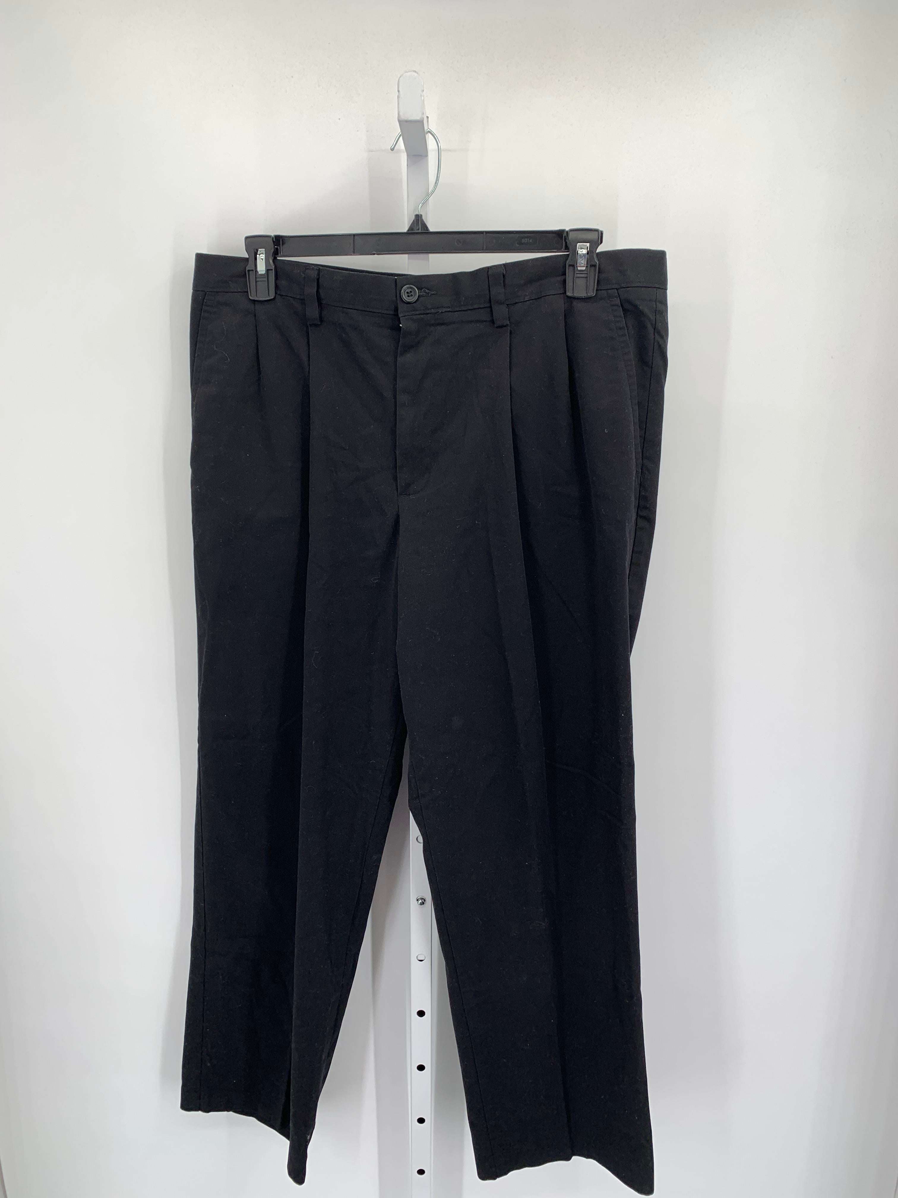 PLEATED FRONT PANTS