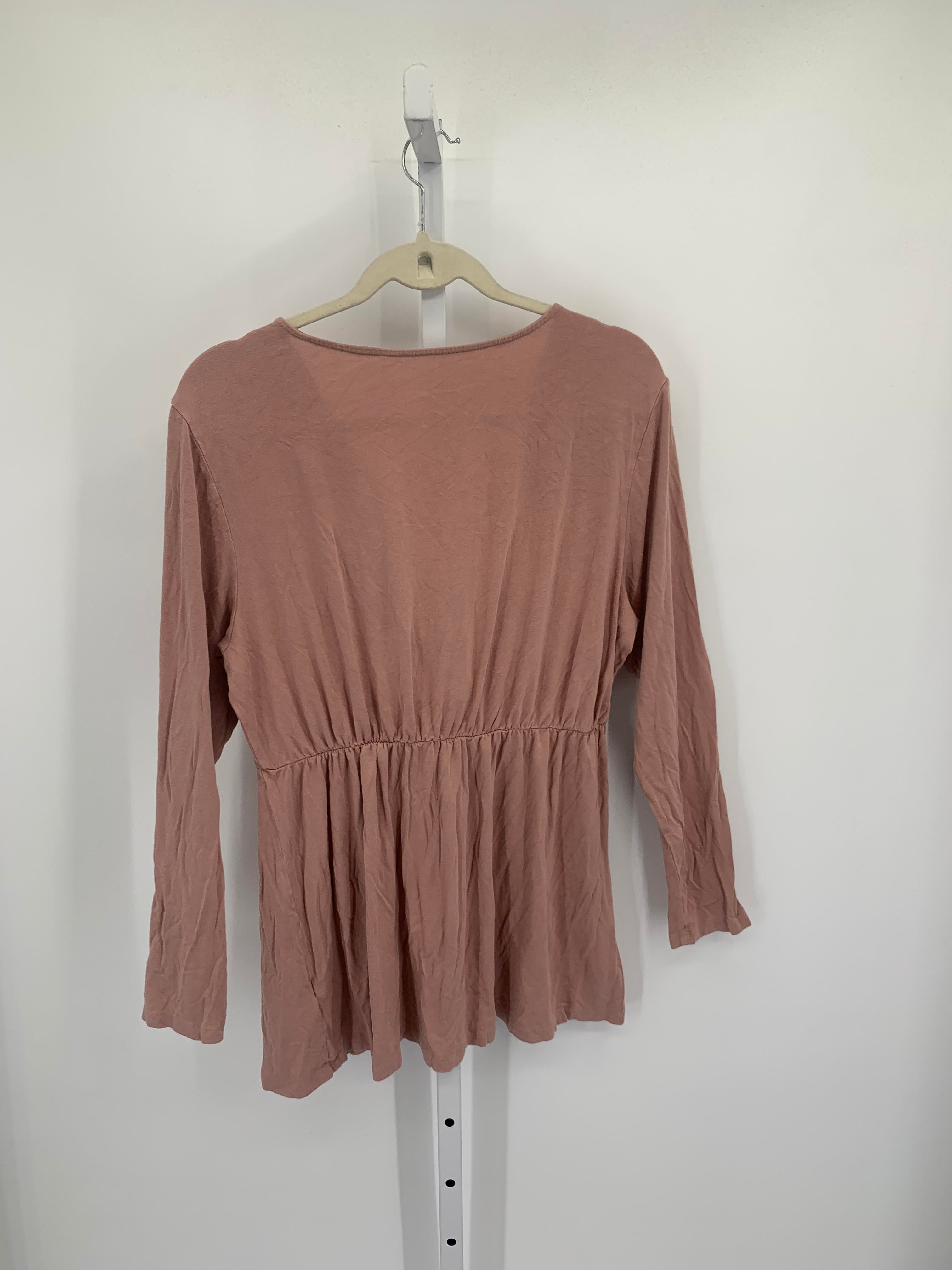 Gap Pink Size Extra Large Maternity Long Sleeve Shirt