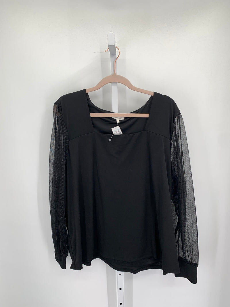 Maurices Size 3X Womens Long Sleeve Shirt