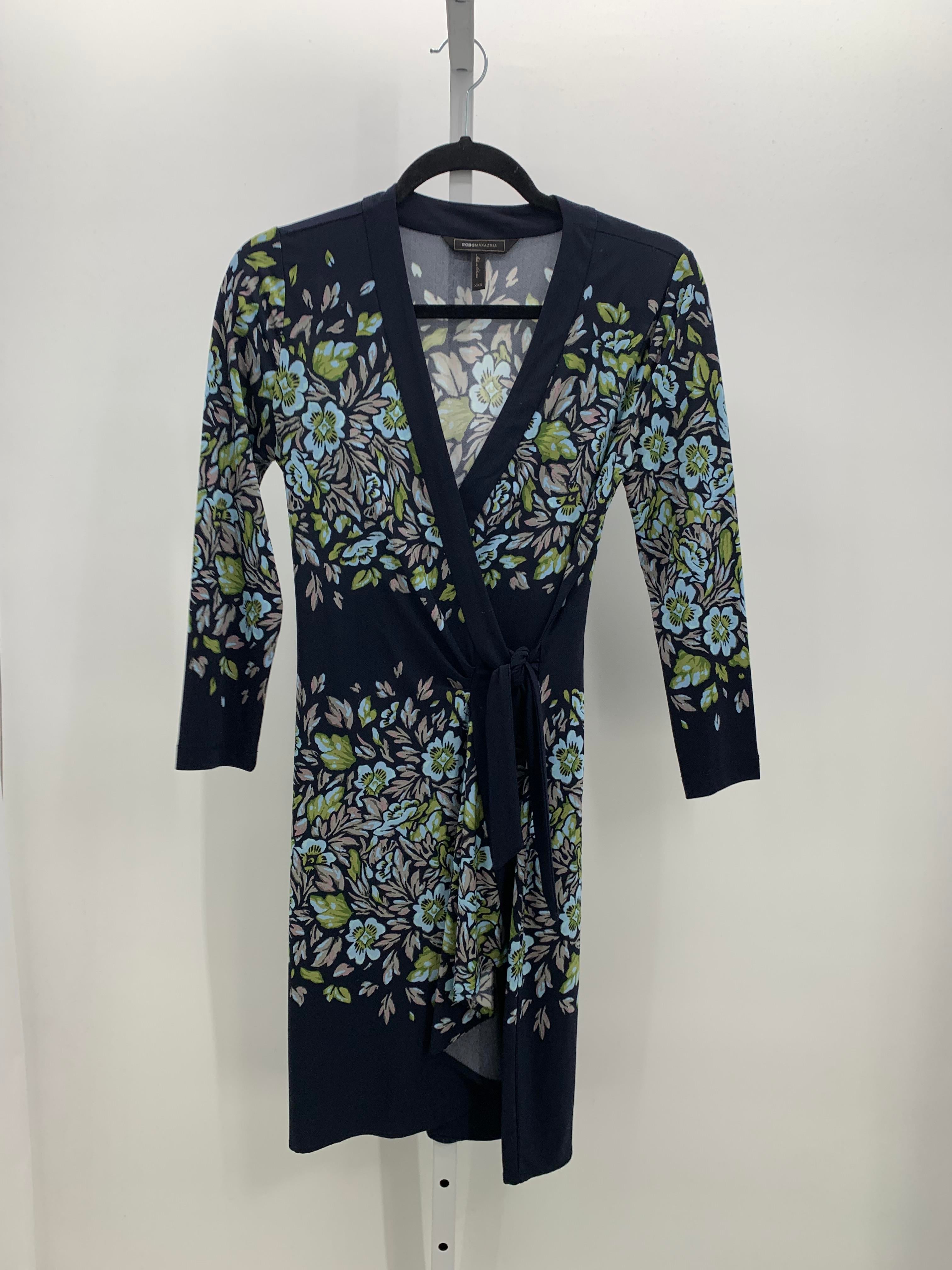 BCBG Size XX Small Misses Long Sleeve Dress