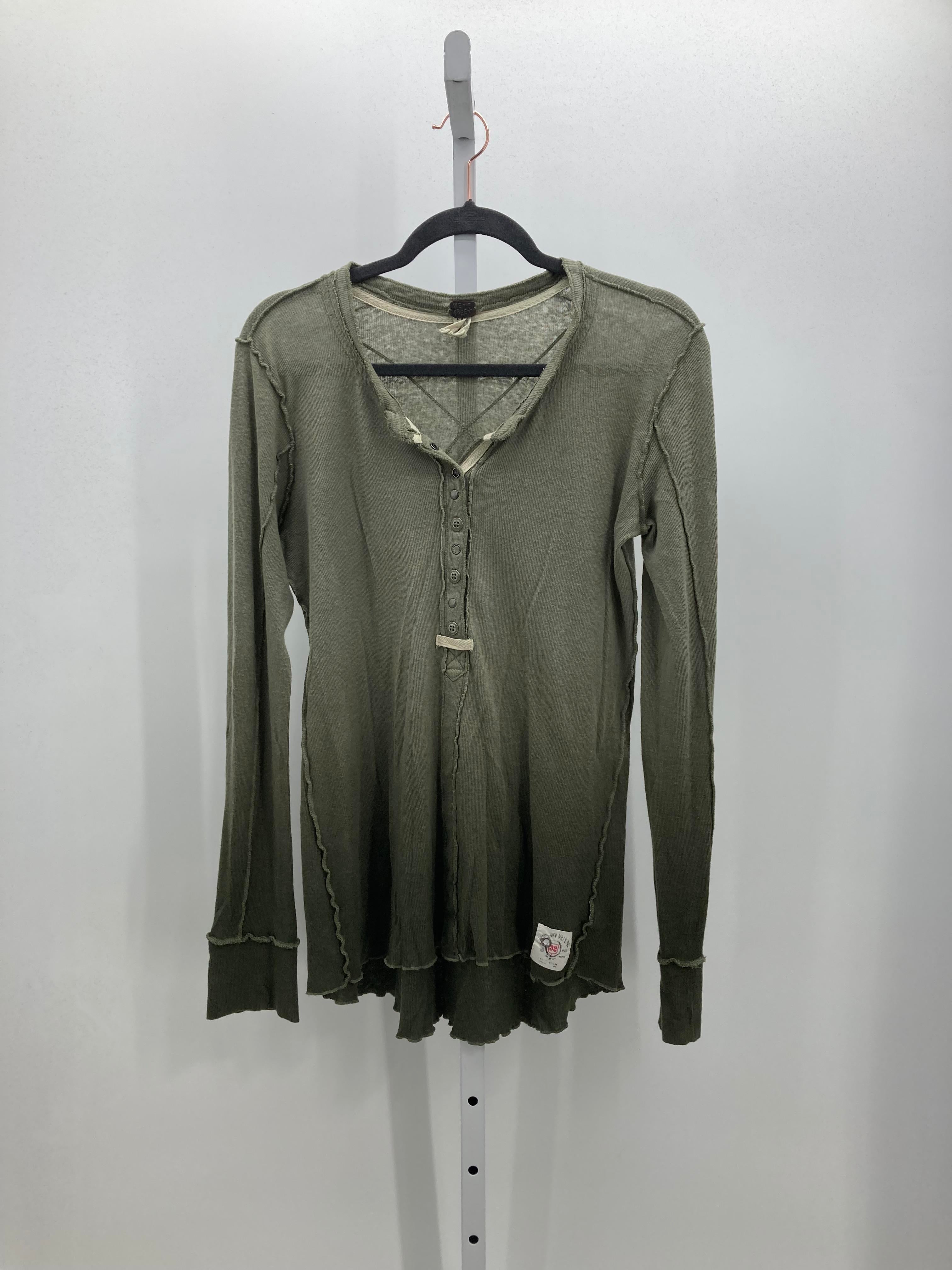 We The Free Size Medium Misses Long Sleeve Shirt