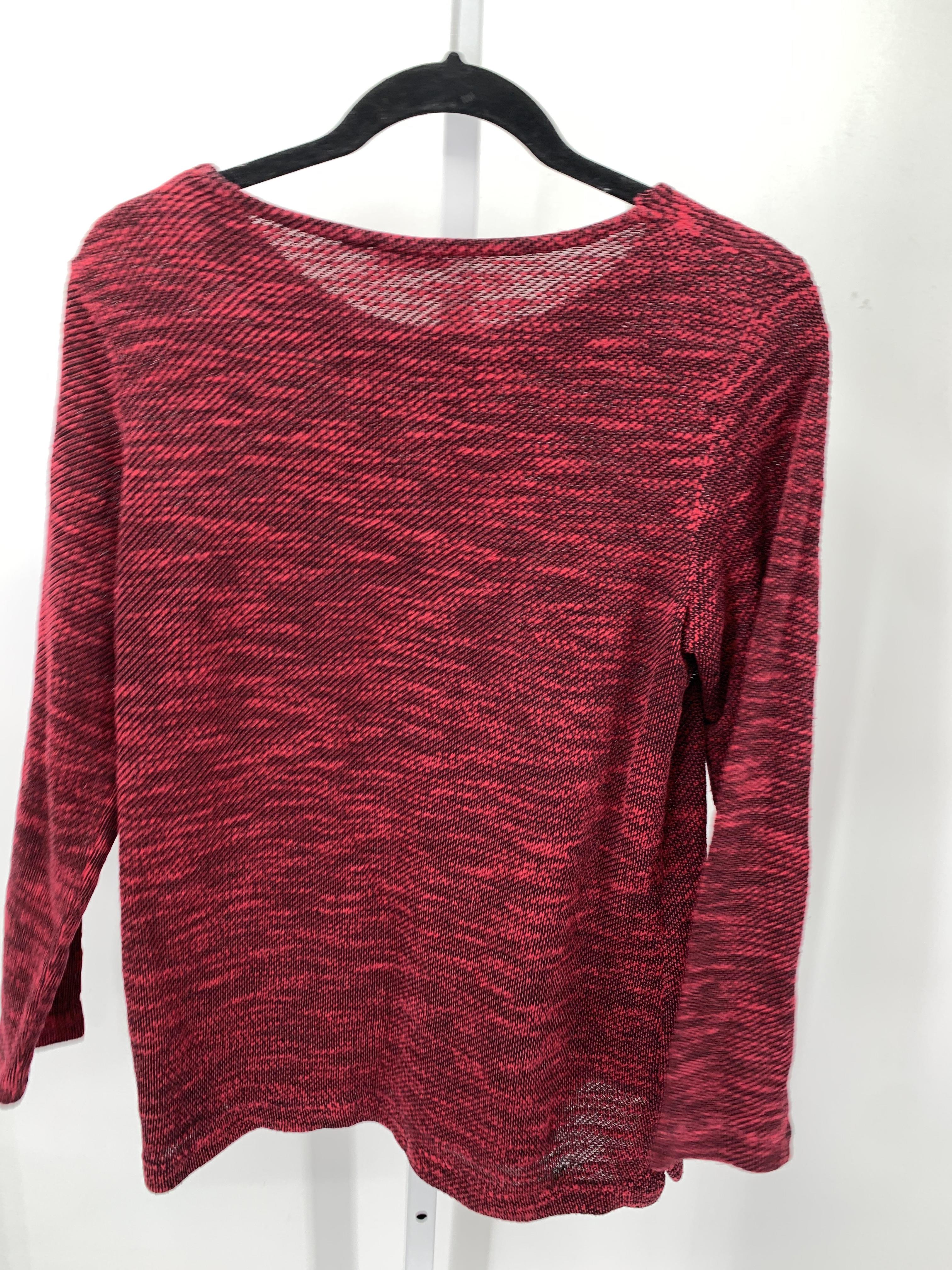 Croft & Barrow Size Medium Misses Long Slv Sweater