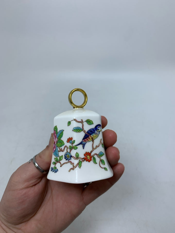 SMALL BELL W/ CHERRY BLOSSOMS/BIRDS.