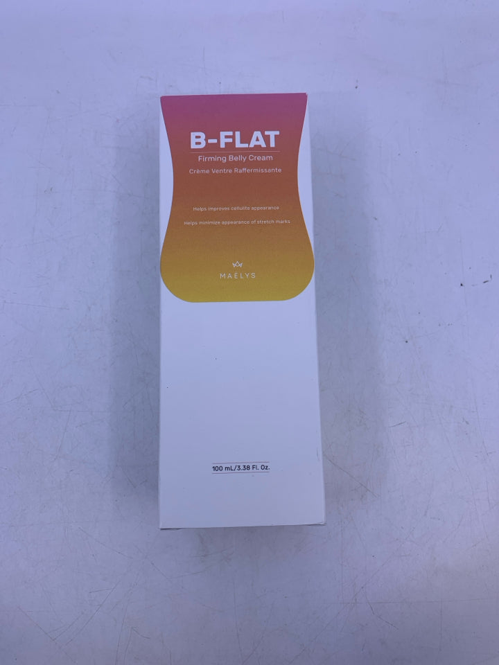 MAELYS B-FLAT Belly Firming Cream 100 ml NIB