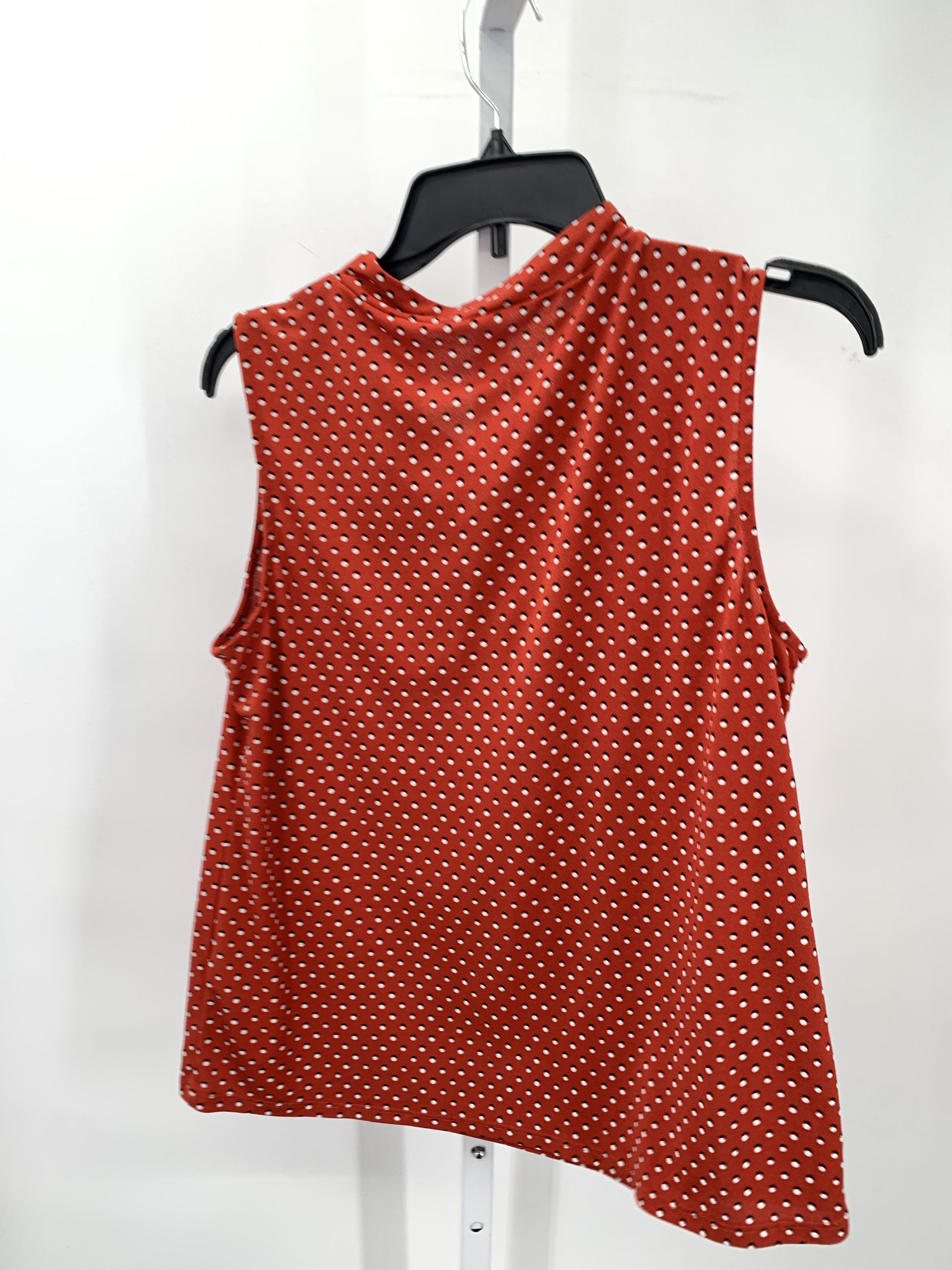 Adrianna Papell Size Medium Misses Sleeveless Shirt