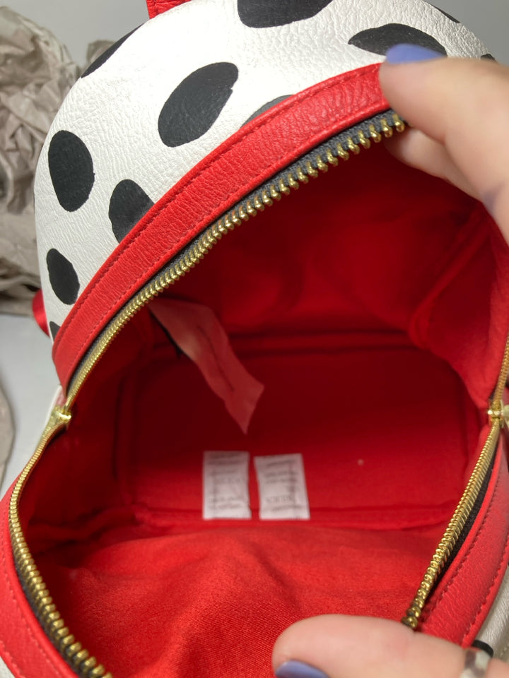 Loungefly Disney Cruella de Vil Mini Backpack Purse- New With Tags