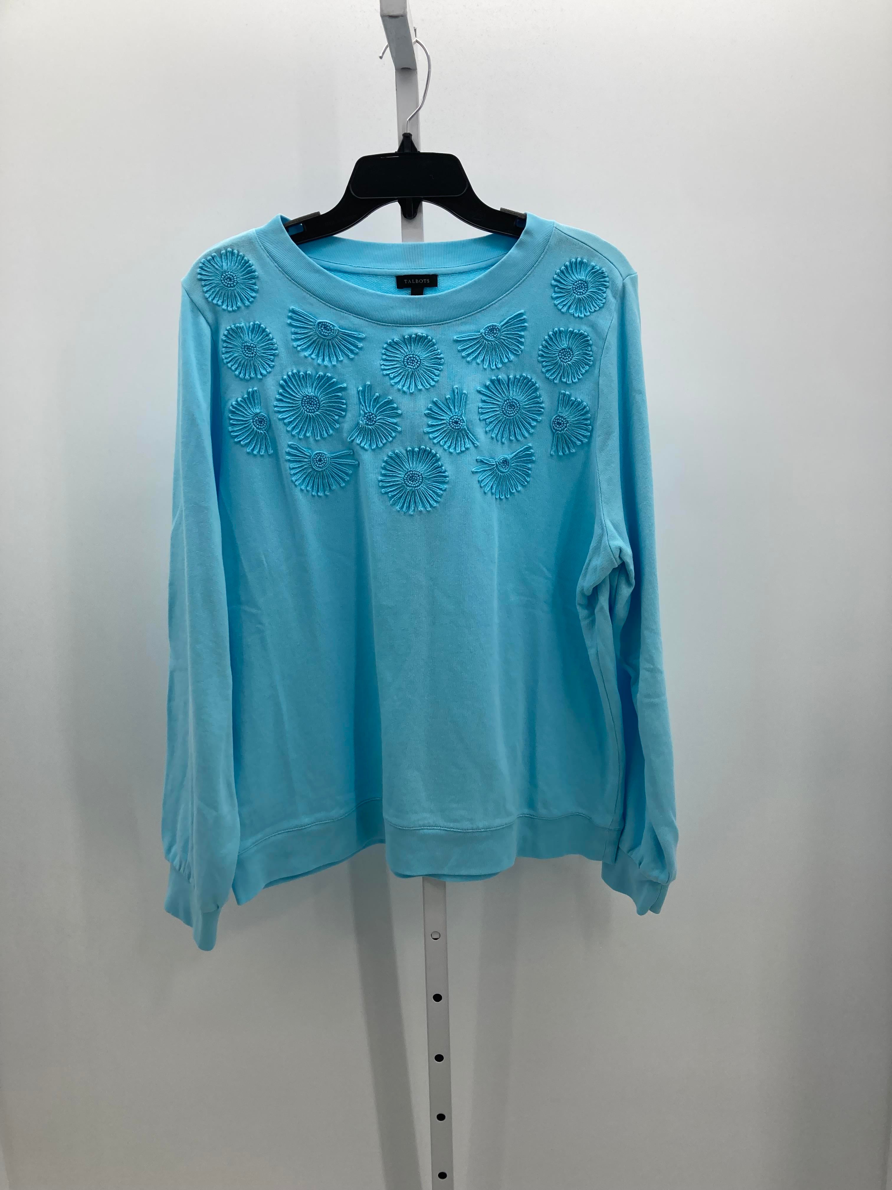 Talbots Size Extra Large Misses Long Sleeve Shirt