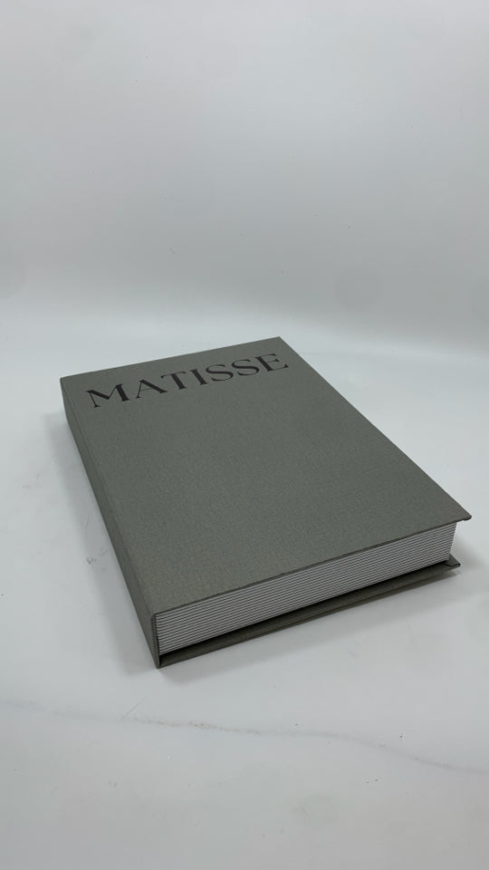 MATISSE FAUX BOOK CARDBOARD STORAGE BOX.
