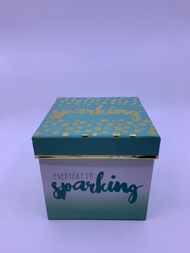 EVERYDAY I AM SPARKLING BOX.