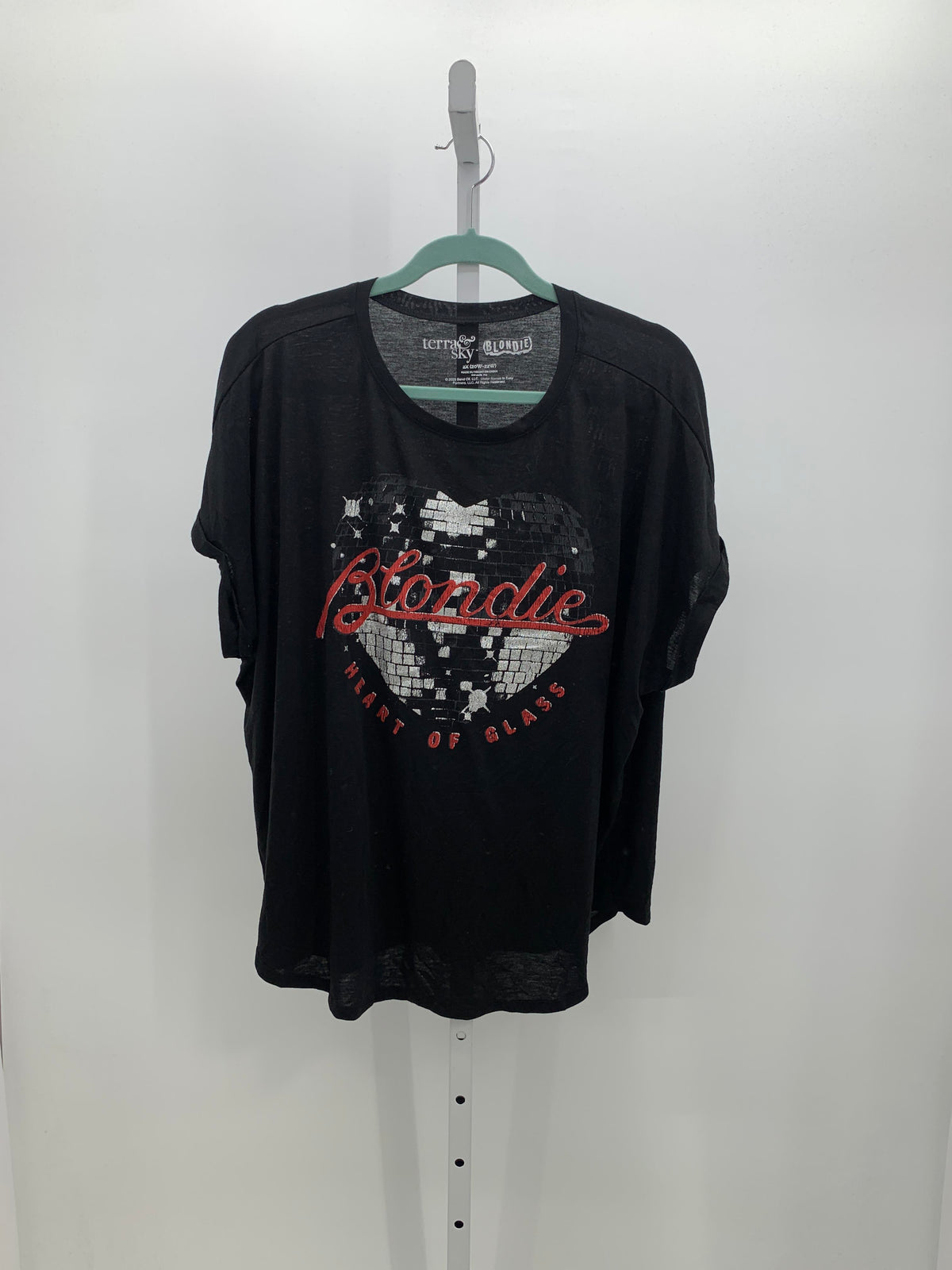 Terra & Sky Size 2X Womens Short Sleeve Shirt