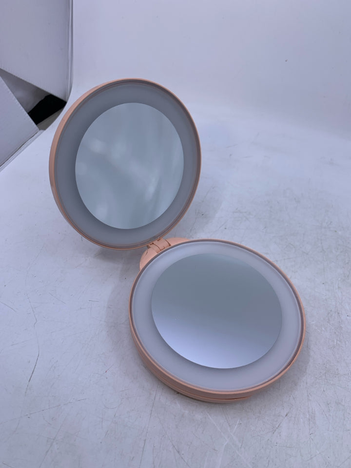 Zadro Lighted Travel Makeup Mirror Handheld