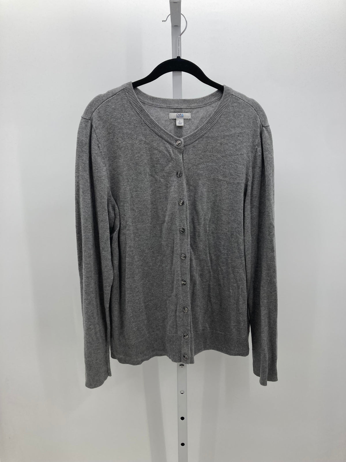 Croft & Barrow Size Large Misses Long Slv Sweater