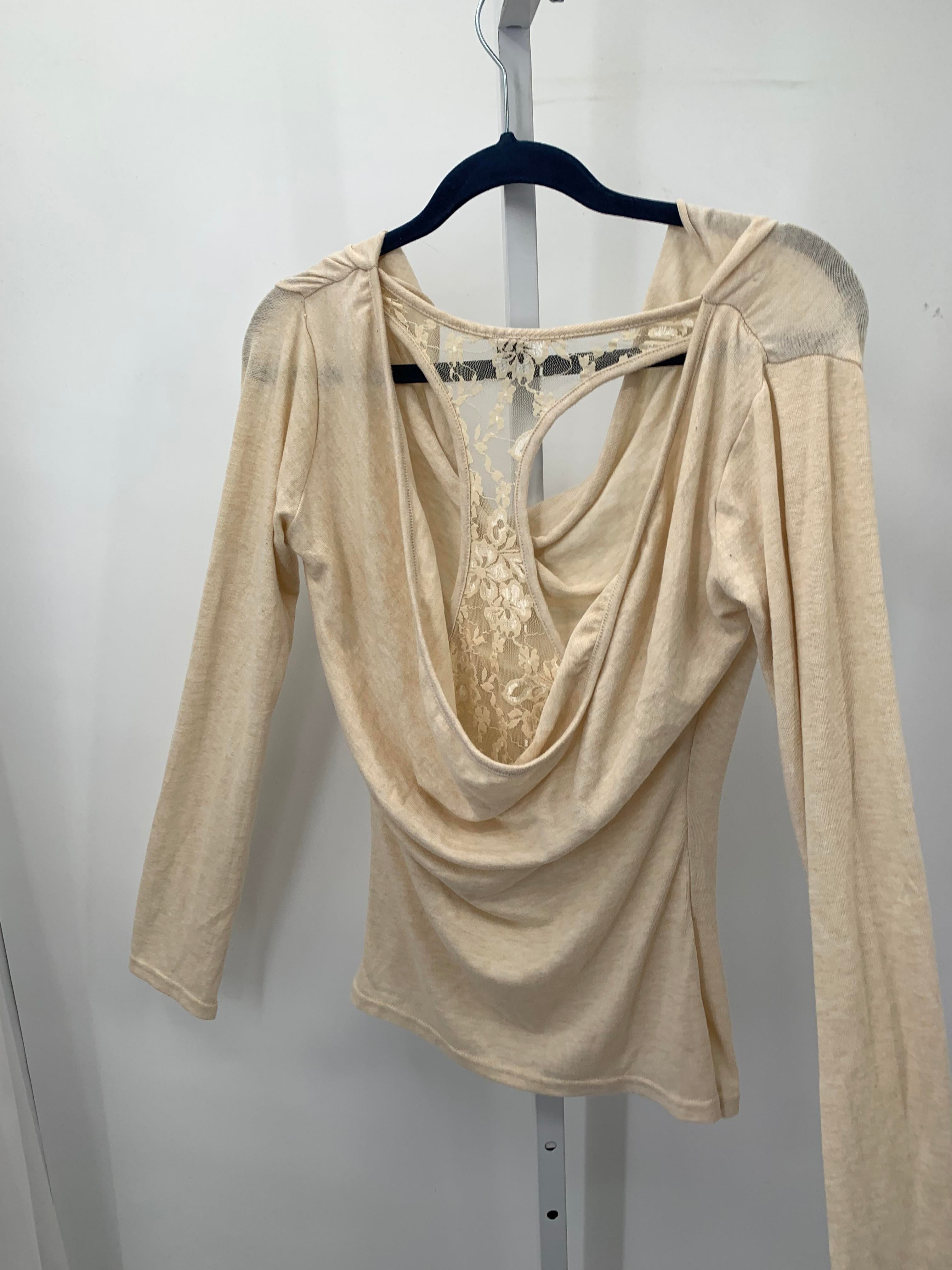 Poof Size Medium Juniors Long Sleeve Shirt