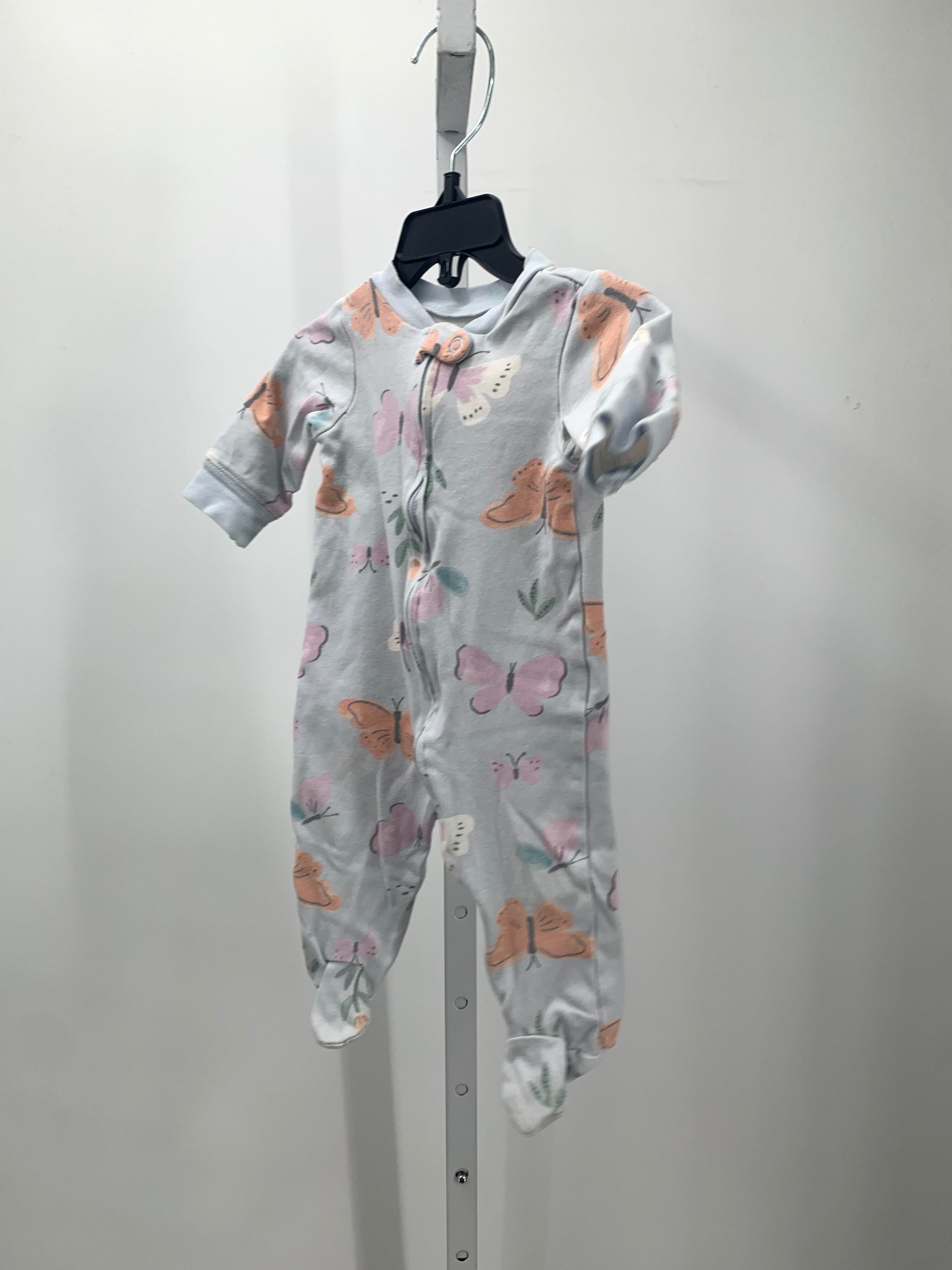 Carters Size 6 Months Girls Long Slv. Romper