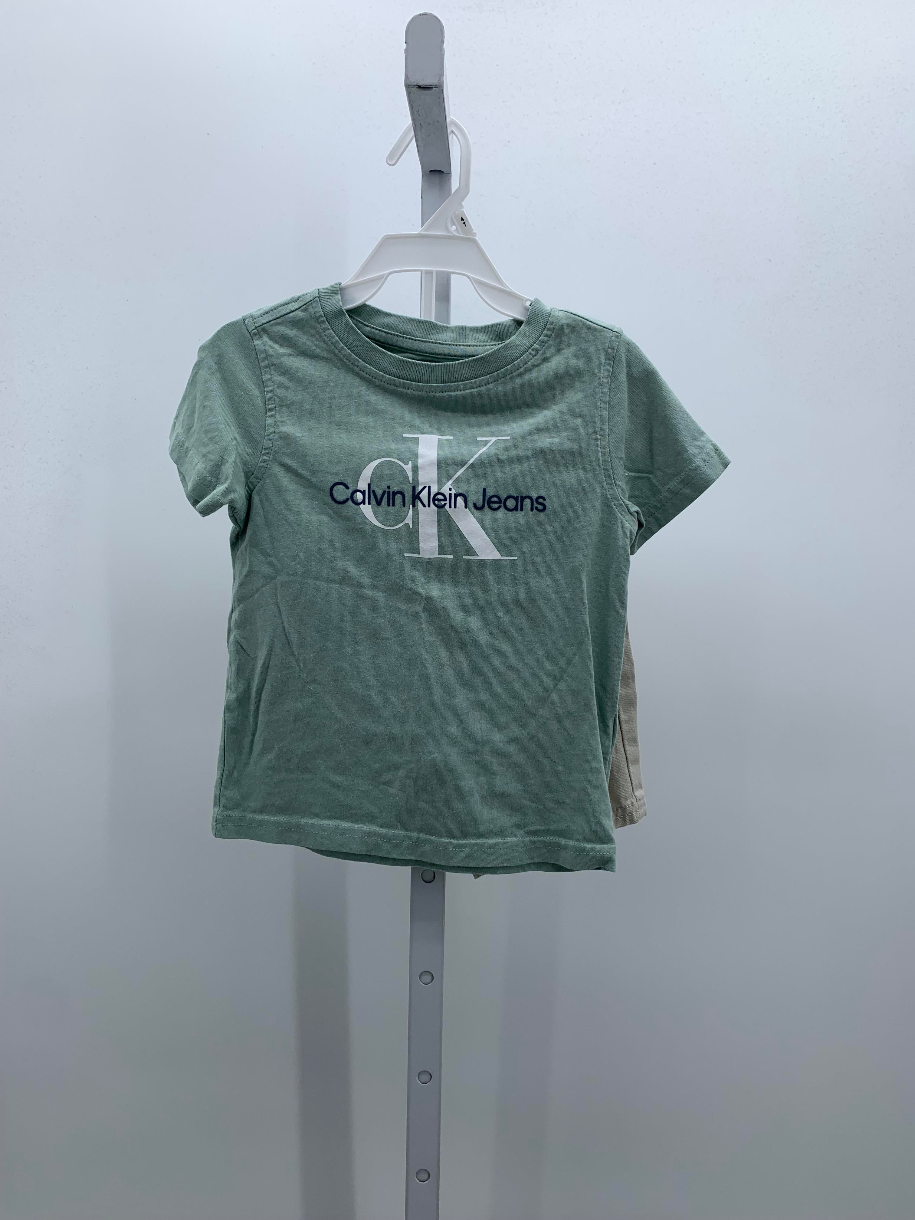CK LOGO TEE + SHORTS