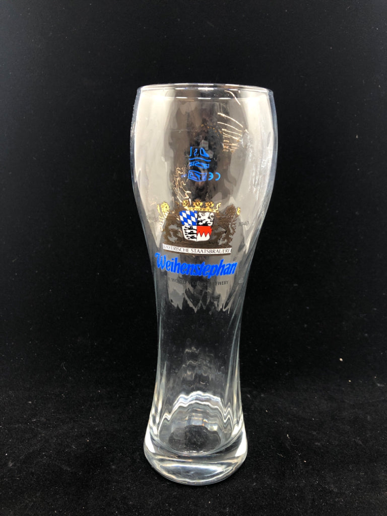 WEIHENSTEPHAN BEER GLASS.