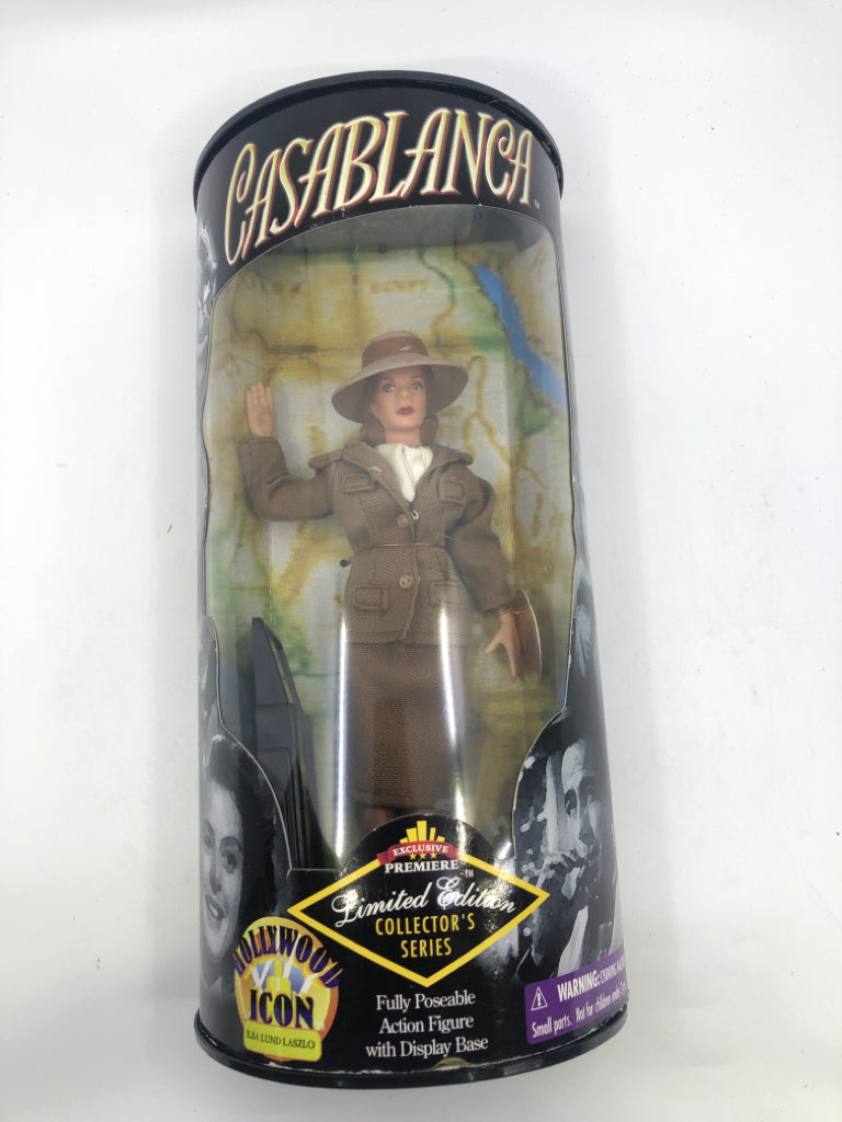 CASABLANCA ILSA LUND LASZLO POSEABLE DOLL- EXCLUSIVE PREMIERE LIMITED EDITION- I