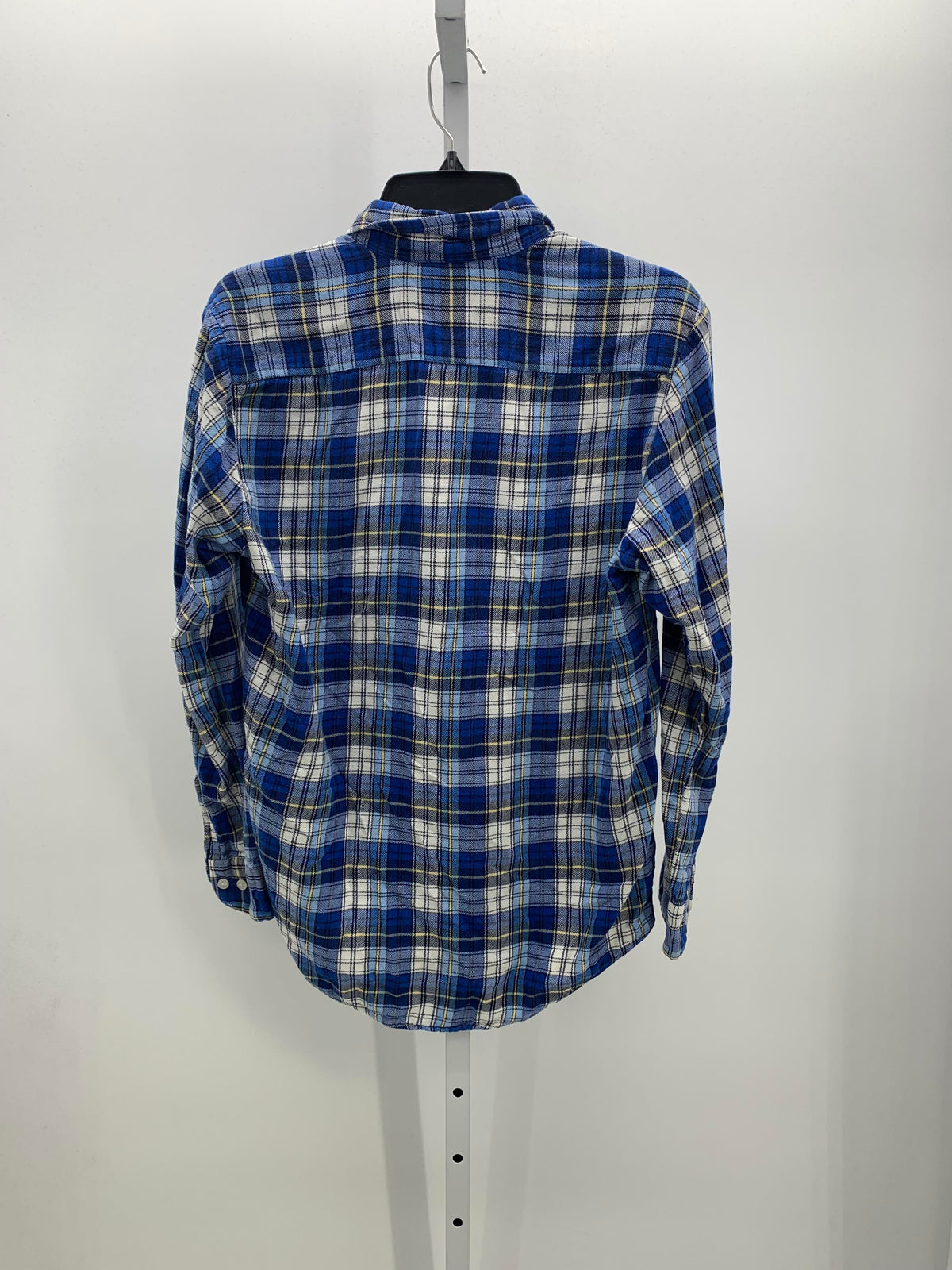 WHITE YELLOW PLAID